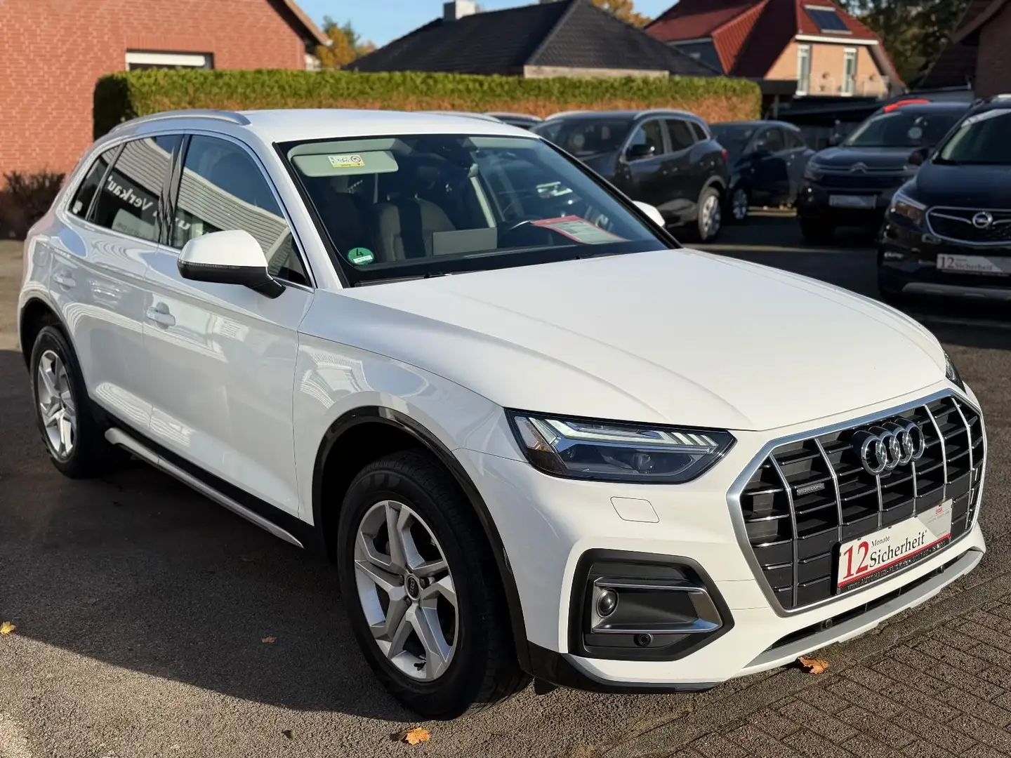 Audi Q5 40 TDI quattro advanced/1.Hd/AHK/LED/ACC/Navi Weiß - 2