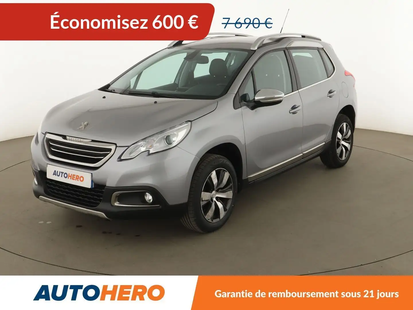 Peugeot 2008 1.2 PureTech Allure Gris - 1