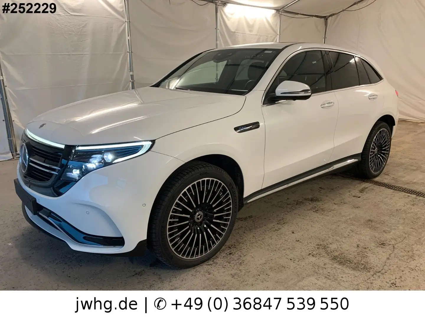 Mercedes-Benz EQC 400 400 AMG 21"|Distronic|360|HUD|Keyless|Memory Weiß - 1