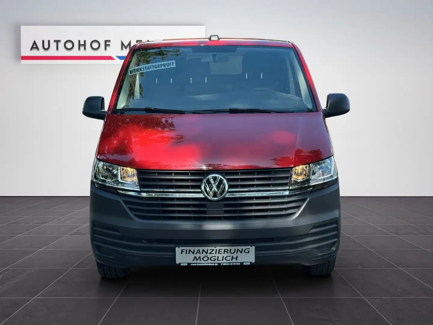 Volkswagen T6 Transporter T6.1 Transporter Kasten *2.HAND*KLIMA*AHK*MWST* Rot - 2