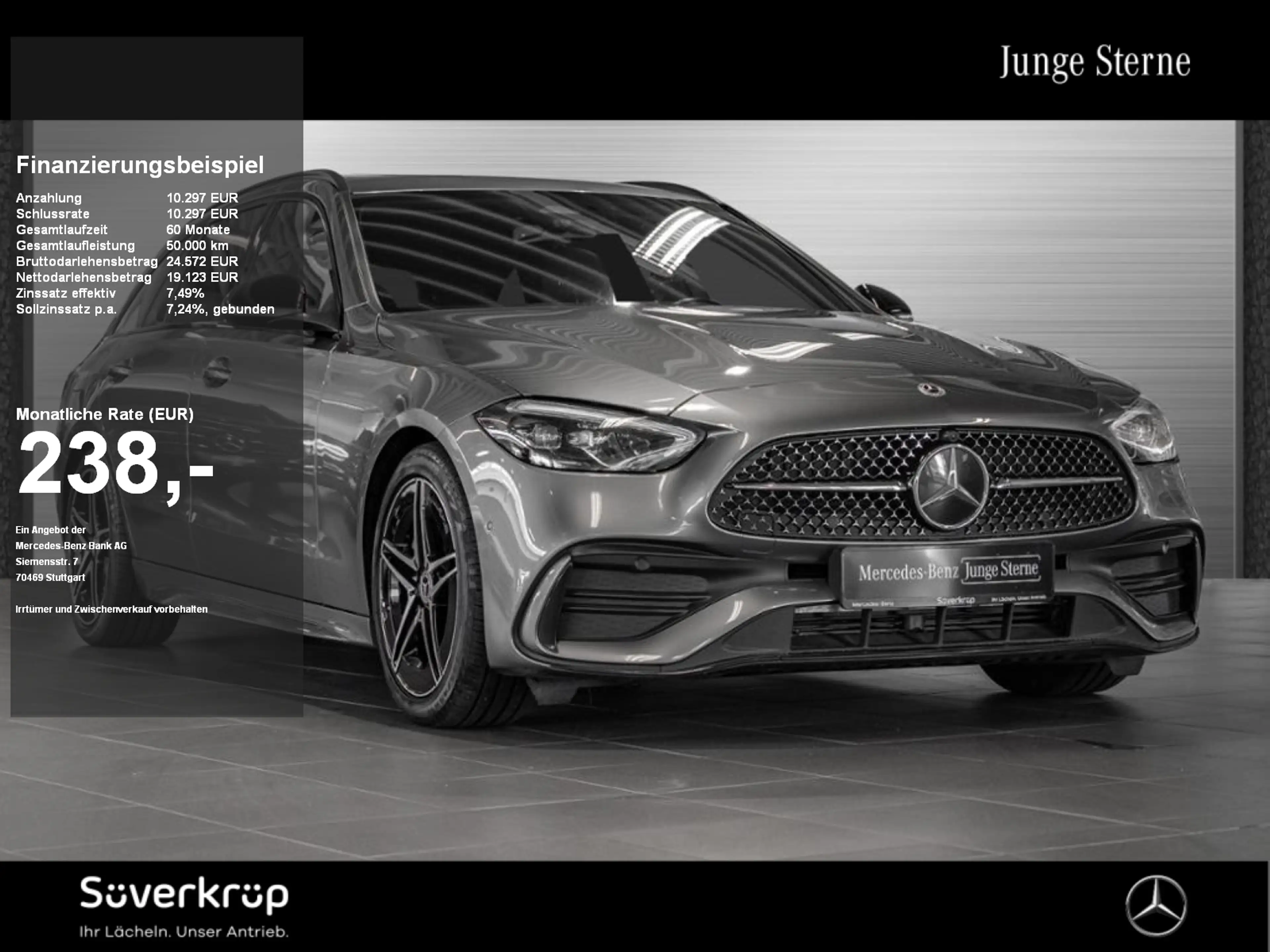 Mercedes-Benz C 200 d T //  AMG NIGHT AHK KAMERA SPUR PDC SHZ