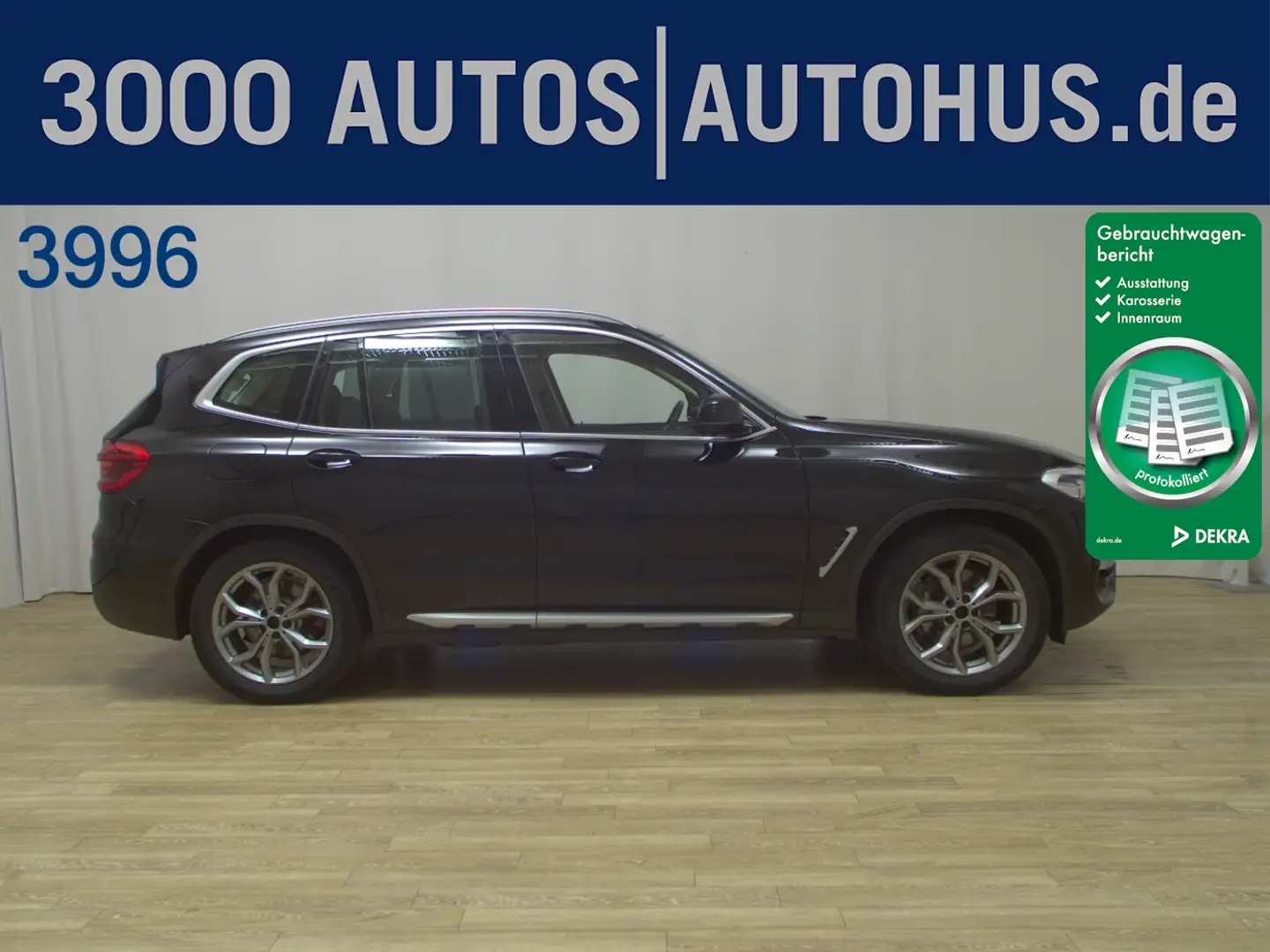 BMW X3 xDrive30e X-Line T-Leder LC-Pro Pano HuD H-K Schwarz - 1