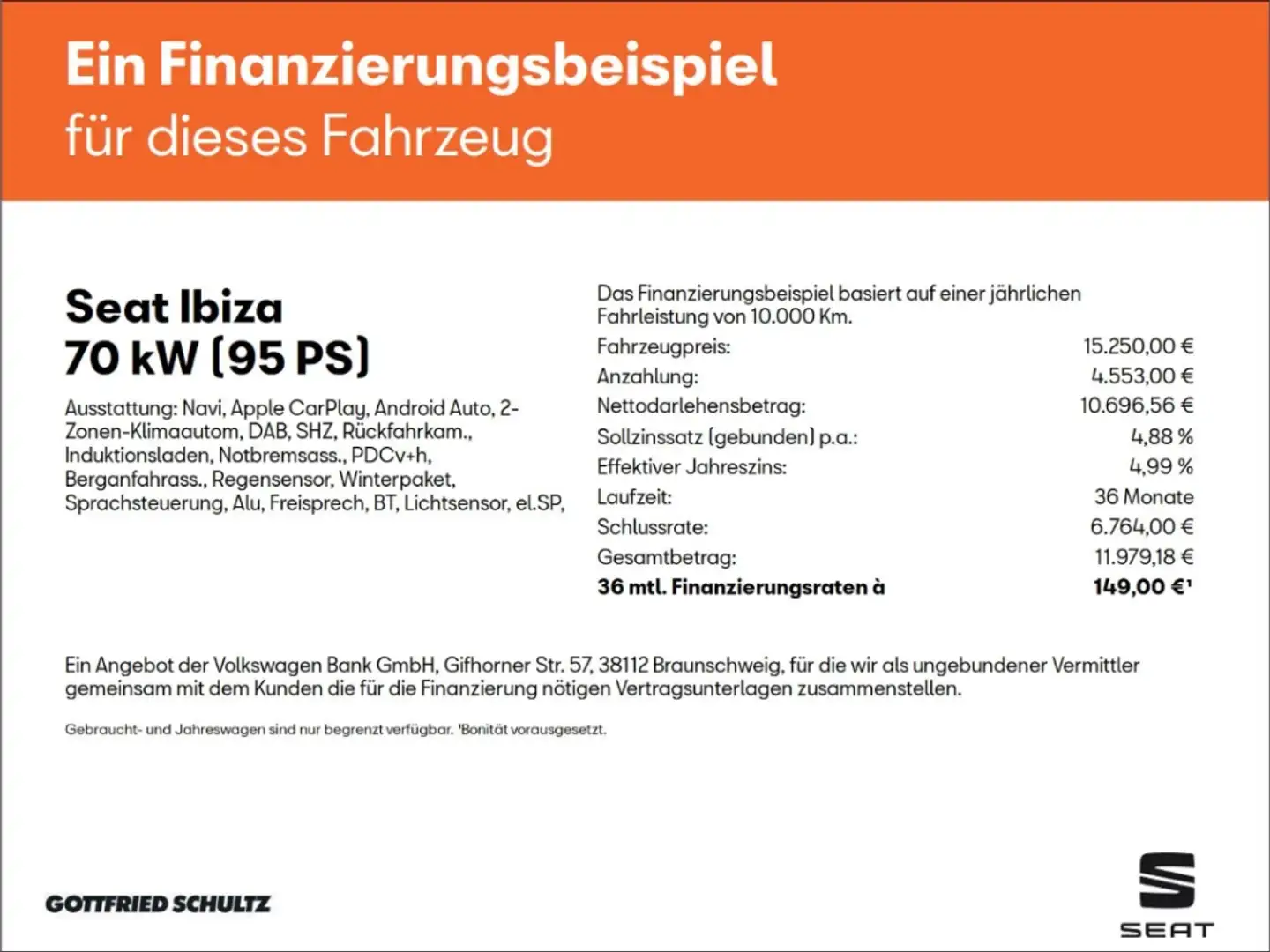 SEAT Ibiza Style 1.0 TSI Navi Kamera Sitzheizung Silber - 2