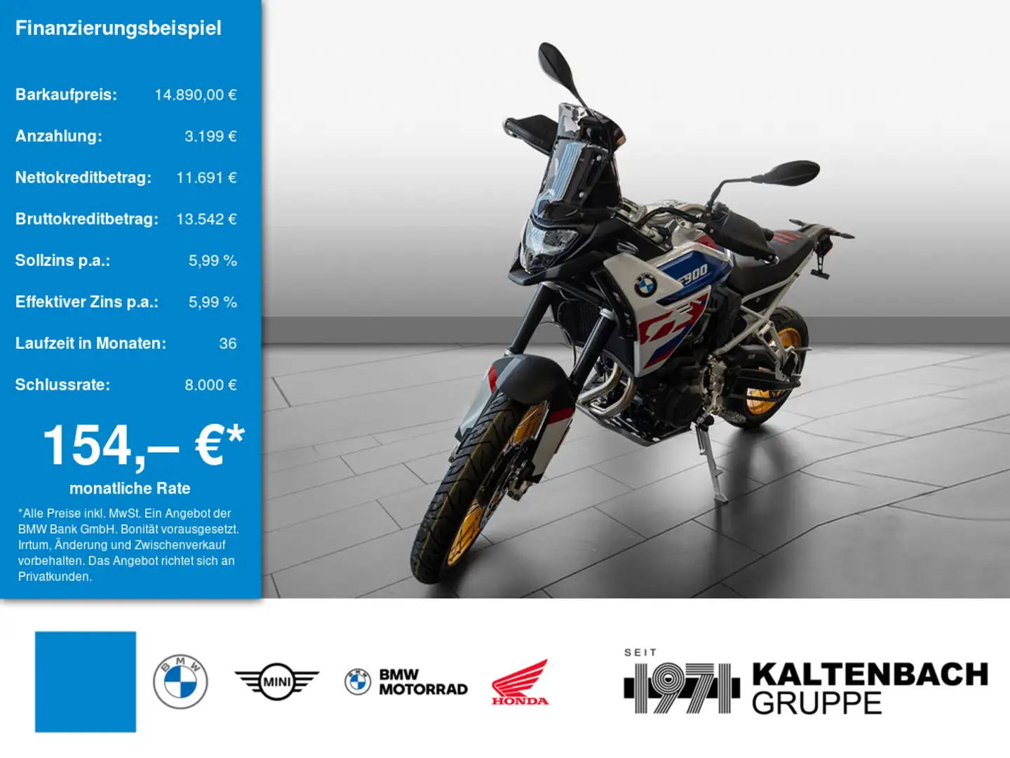 BMW F 900 GS AKRAPOVIC DYNAMIC-P. GRIFFHEIZUNG Blanc - 1