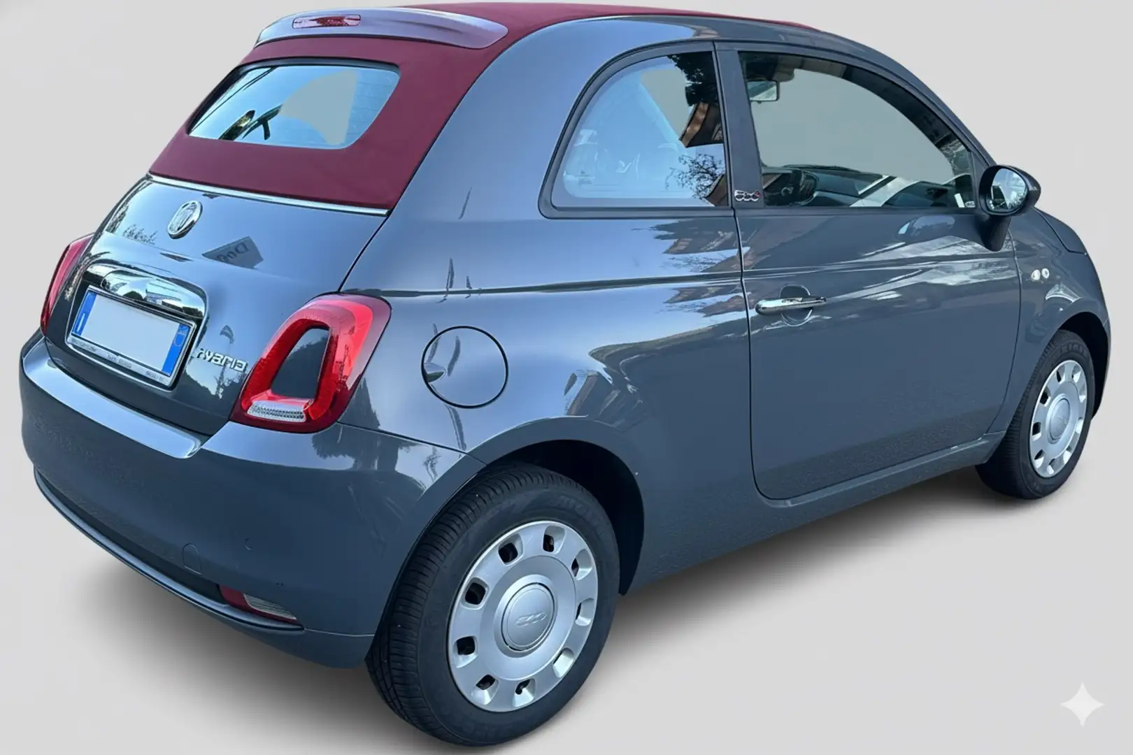 Fiat 500C 1000 IBRIDA 70 CV Gris - 2
