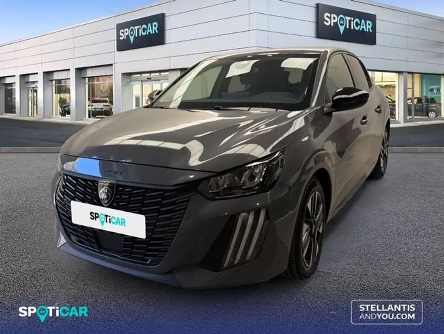 Peugeot 208 1.2 Hybrid Allure e-DCS6 110 Gris - 1