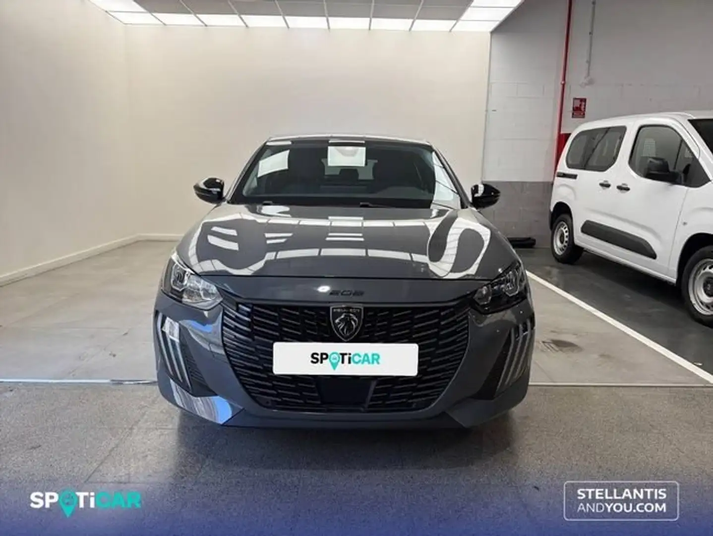 Peugeot 208 1.2 Hybrid Allure e-DCS6 110 Gris - 2