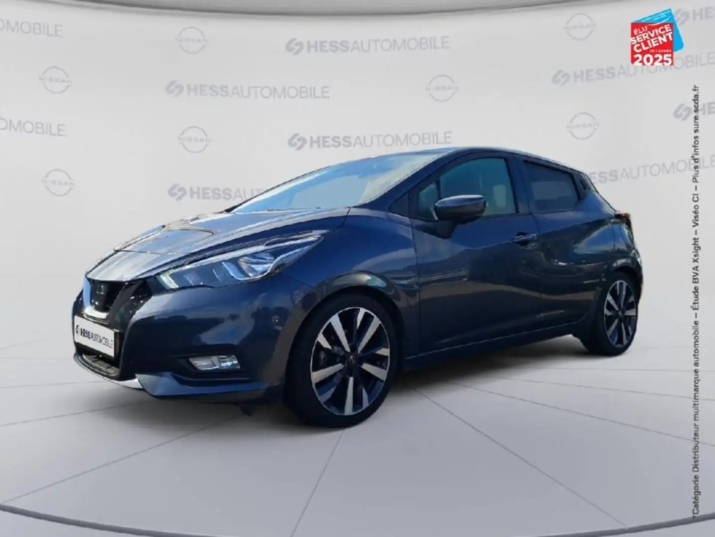 Nissan Micra 1.0 DIG-T 117ch Tekna 2019 Euro6-EVAP GPS Camera Gris - 1