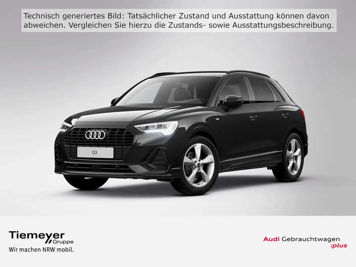 Audi Q3 35 TDI S LINE LED AHK NAVI KAMERA Schwarz - 1