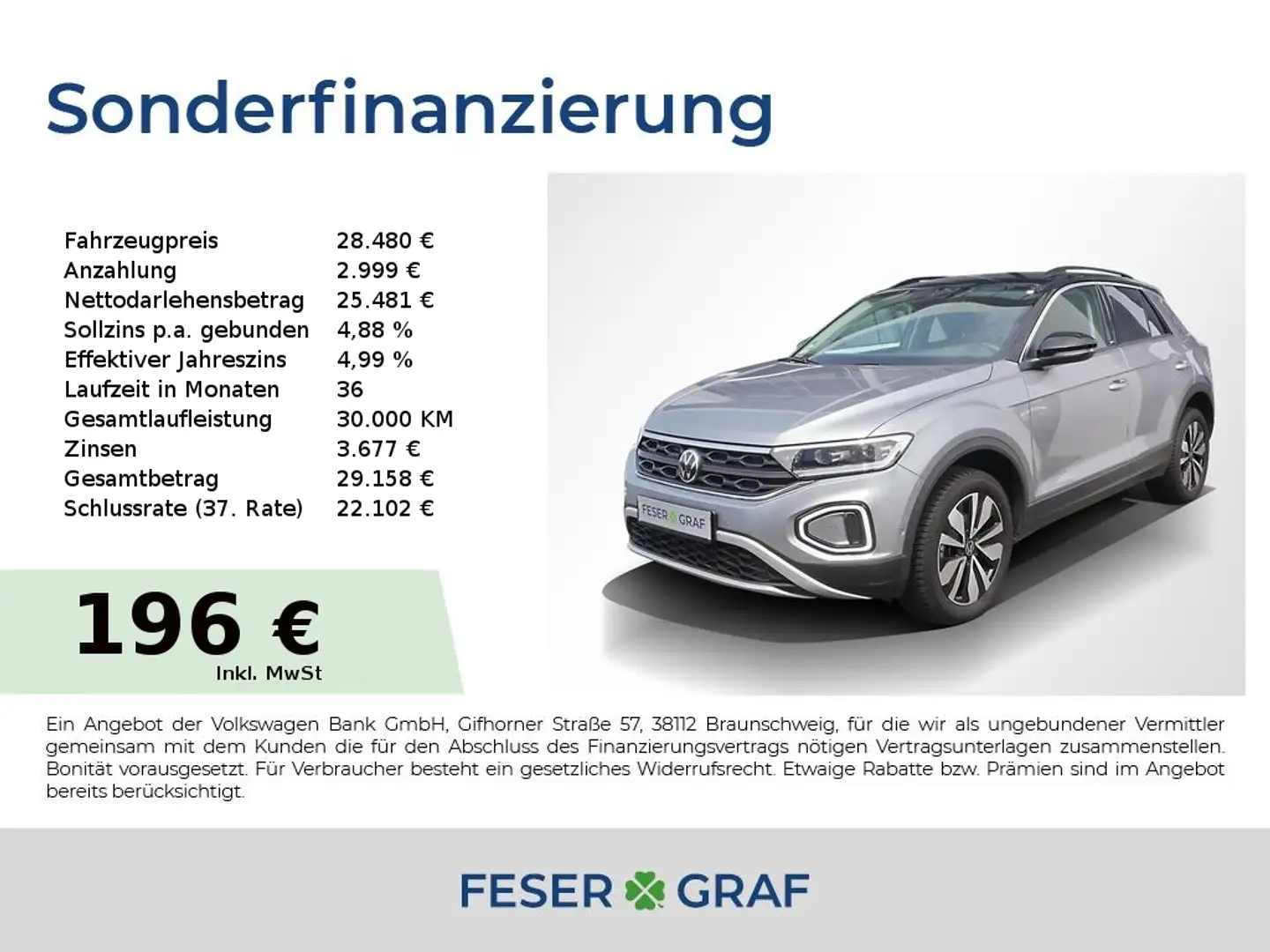 Volkswagen T-Roc MOVE 1.5 TSI DSG AHK Kamera ACC SHZ Navi Zwart - 1