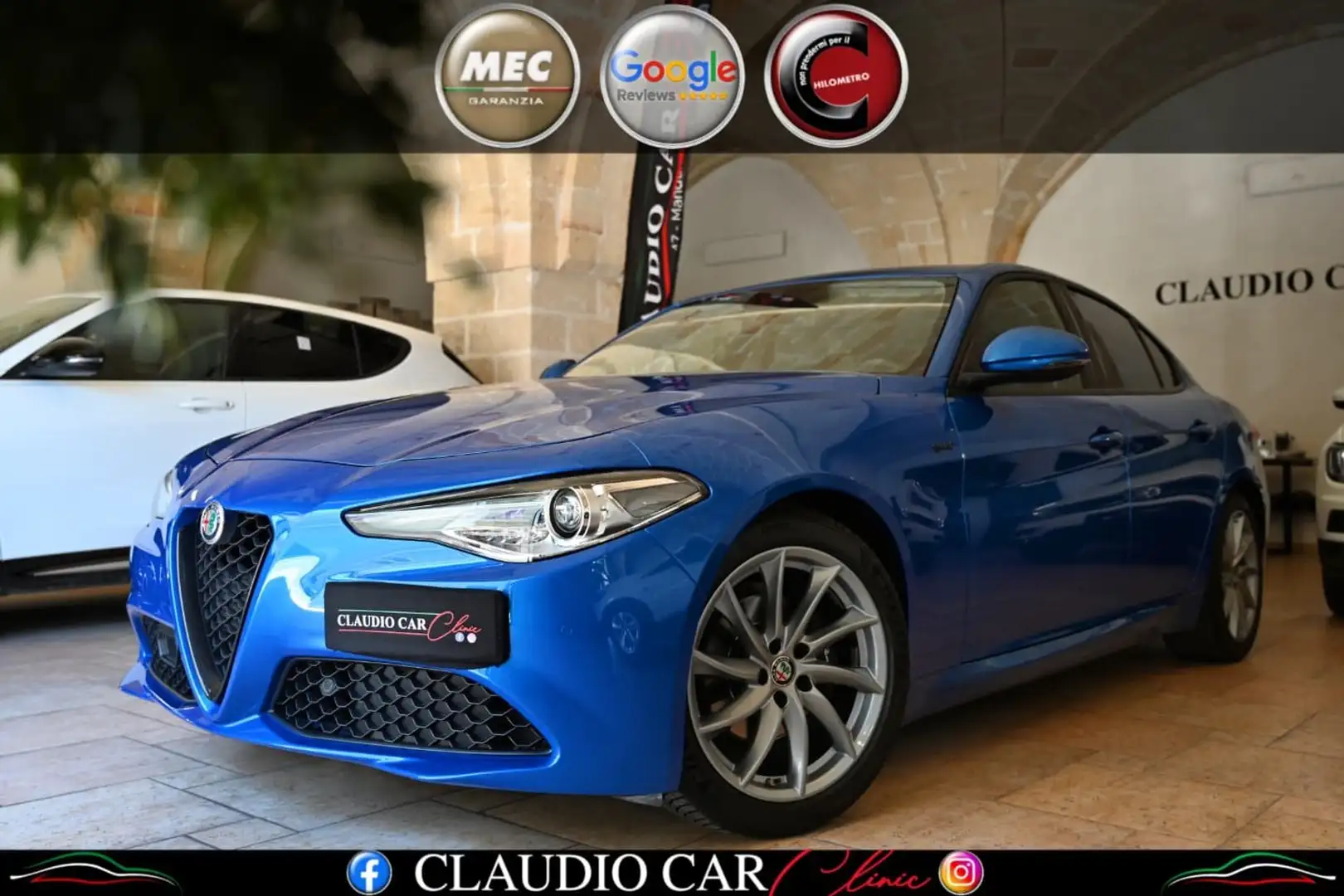 Alfa Romeo Giulia Giulia 2.2 t Sprint 160cv auto Bleu - 1