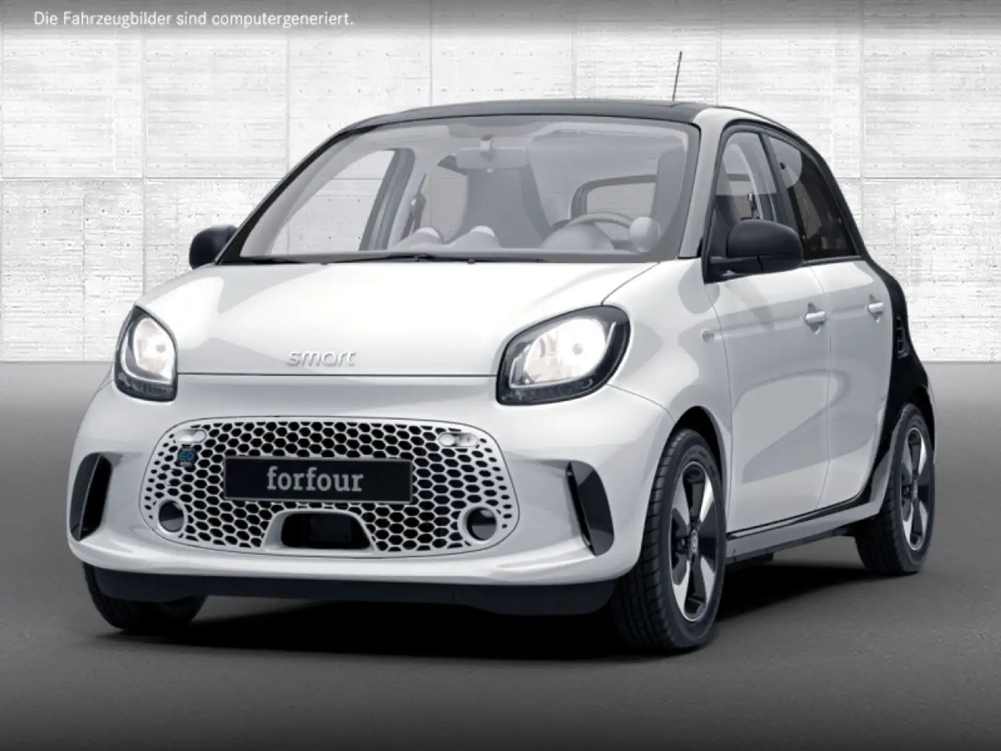 smart forFour EQ 60kWed passion SHZ Faltdach PDC+Kamera Weiß - 2
