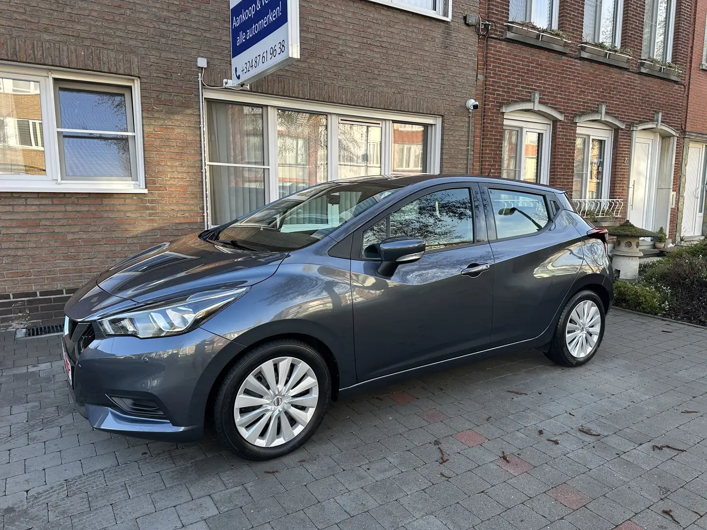 Nissan Micra 1.0i! Topstaat* Airco* Navi* 22000km* Garantie! Bleu - 2