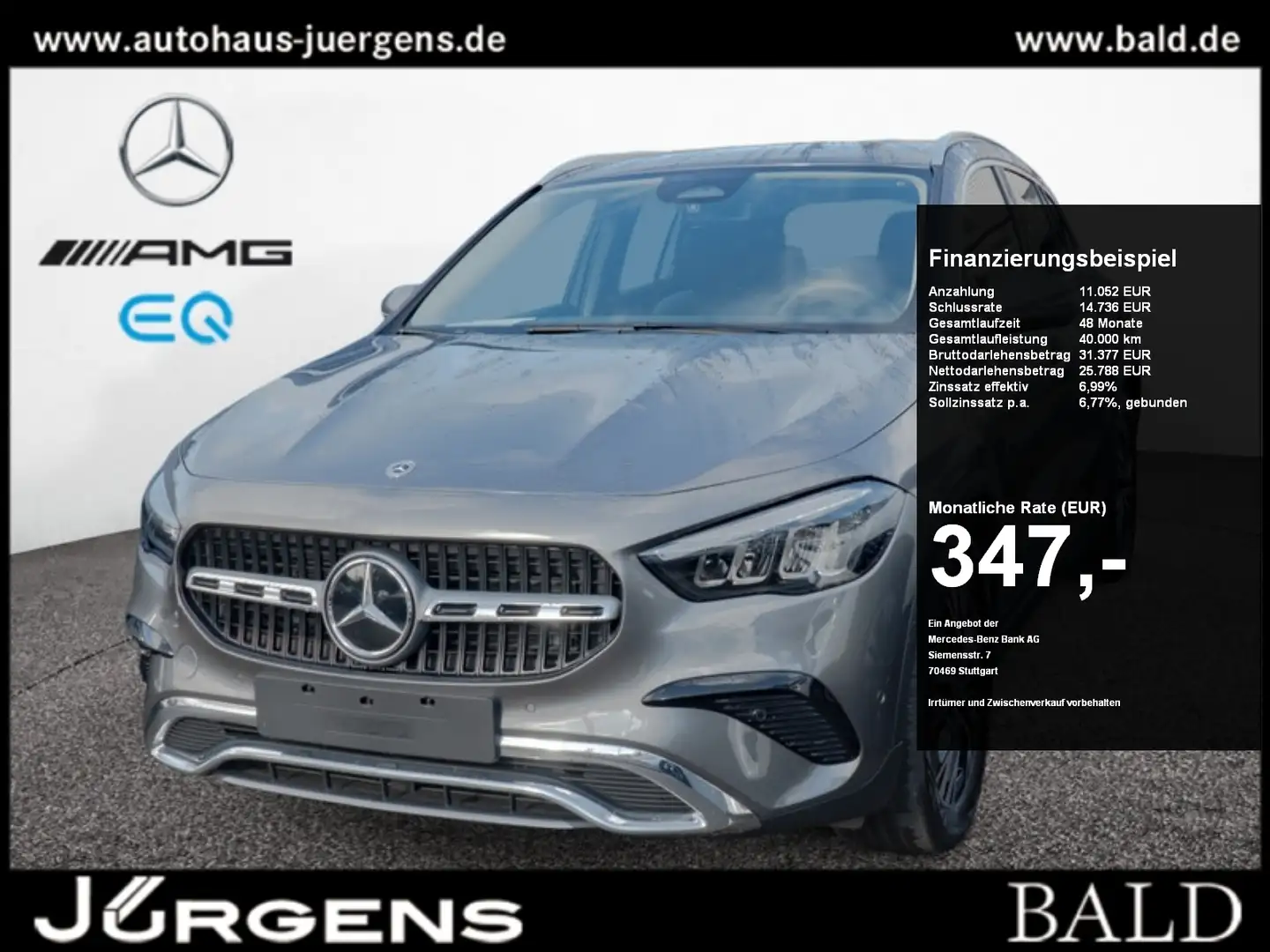 Mercedes-Benz GLA 180 Progressive/LED/Cam/AHK/Winter/EASY-P/18 Gris - 1