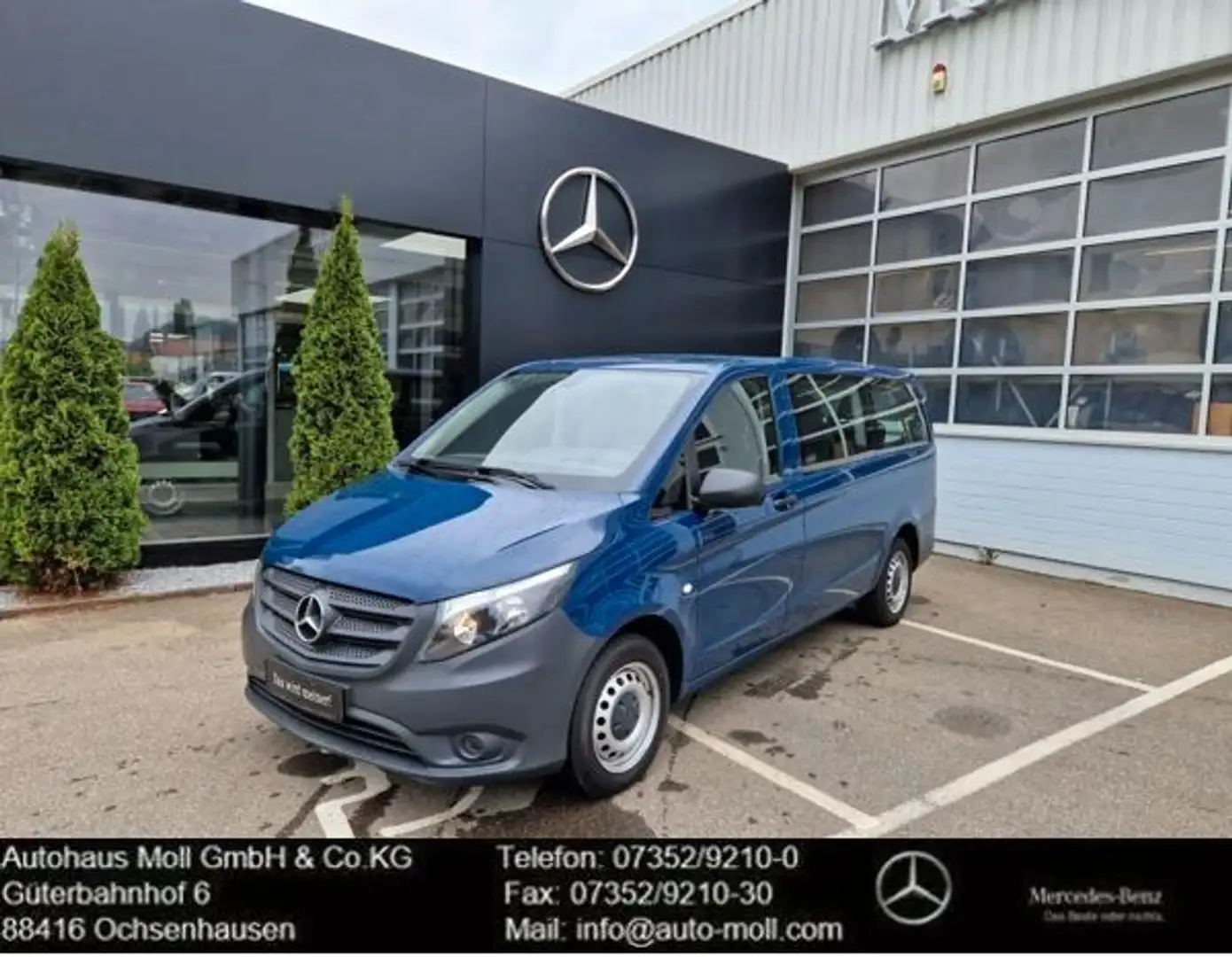 Mercedes-Benz Vito 114 CDI*Tourer*Lang*8 Sitze*Sitzh*Klima Blauw - 1