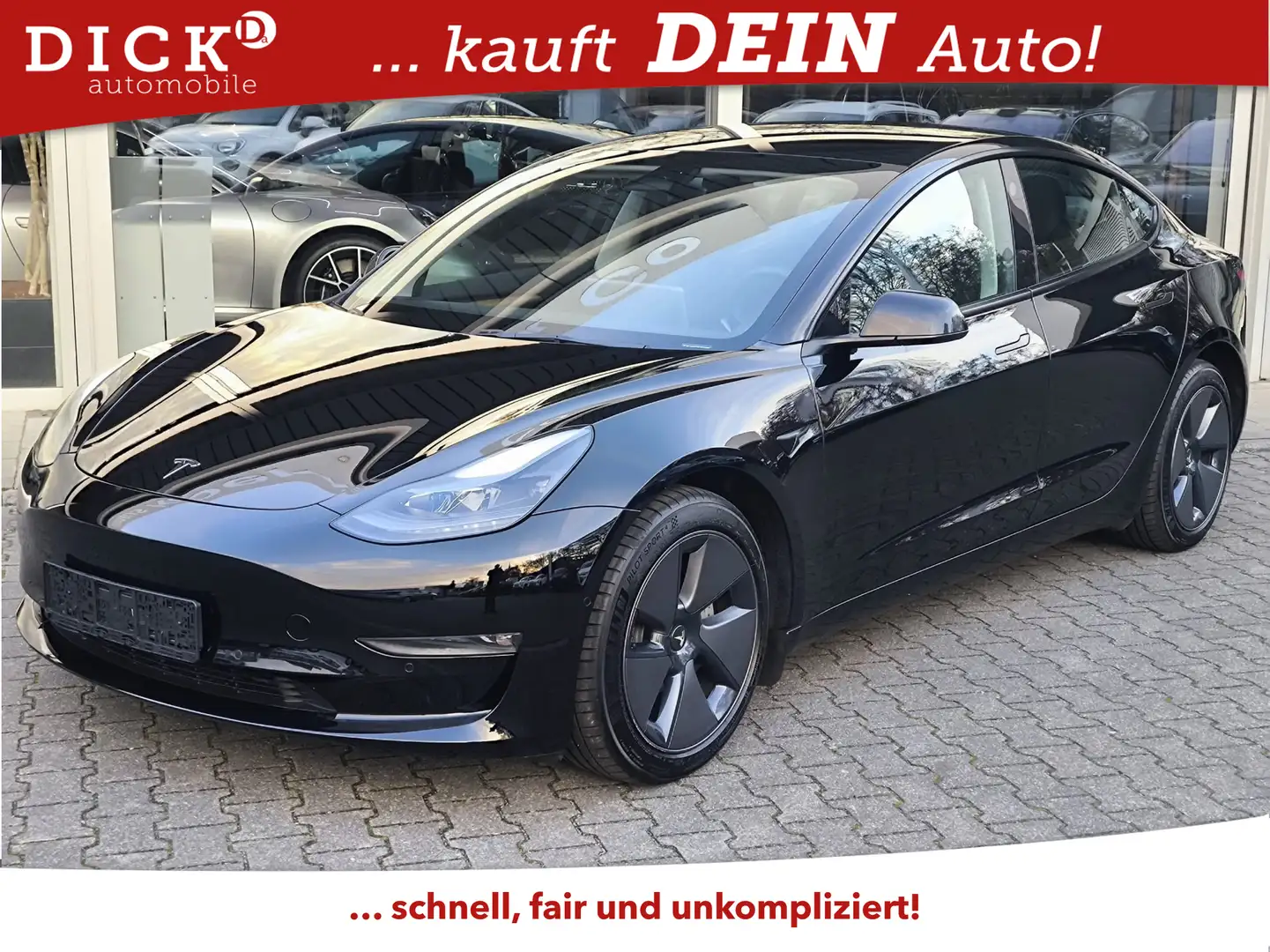 Tesla Model 3 Long Range Dual AWD PANO+STDHZ+LED+ACC+ Negru - 1