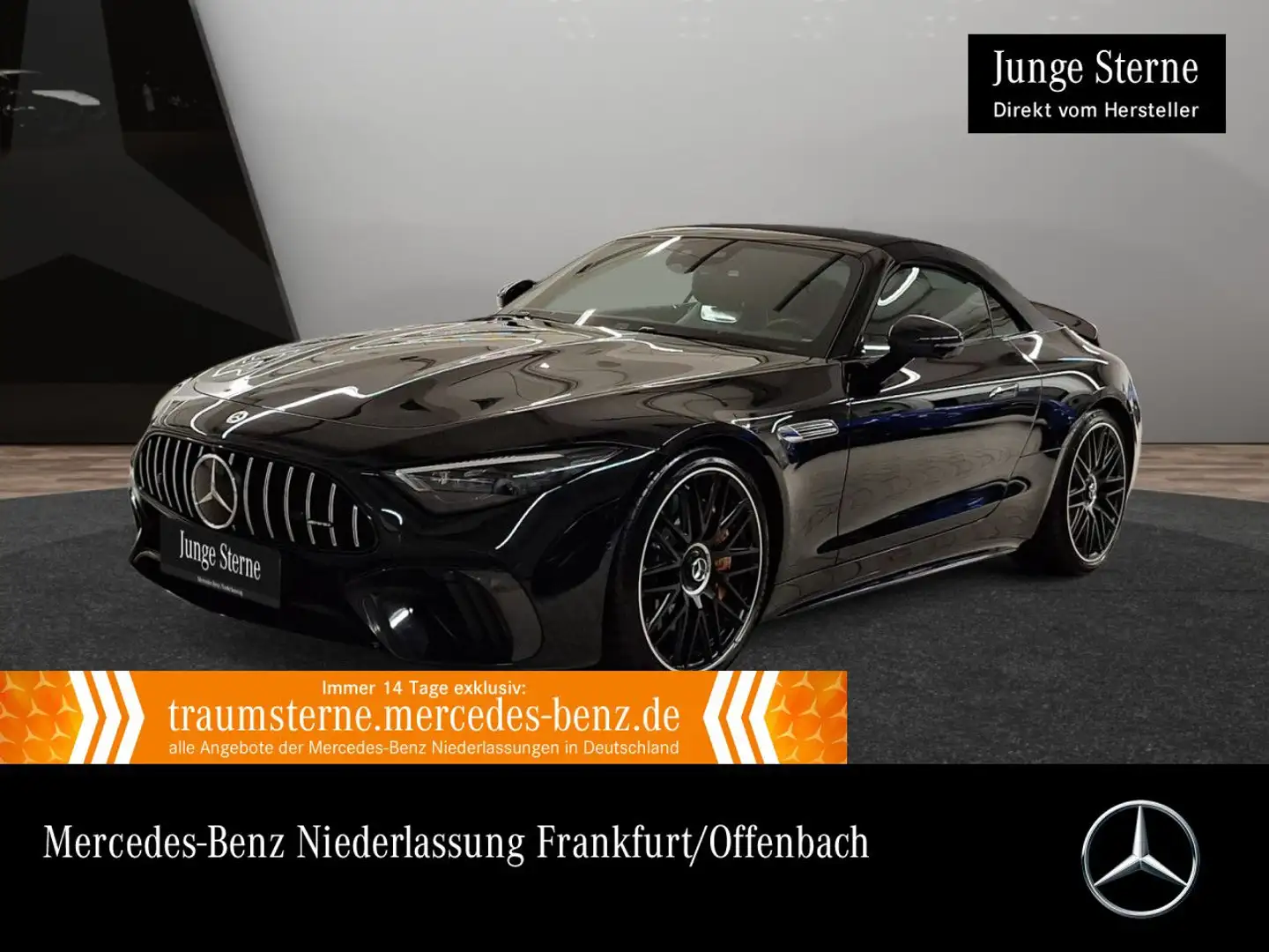 Mercedes-Benz SL 63 AMG Cab. 4M Keramik Carbon Fahrass Sportpak Schwarz - 1