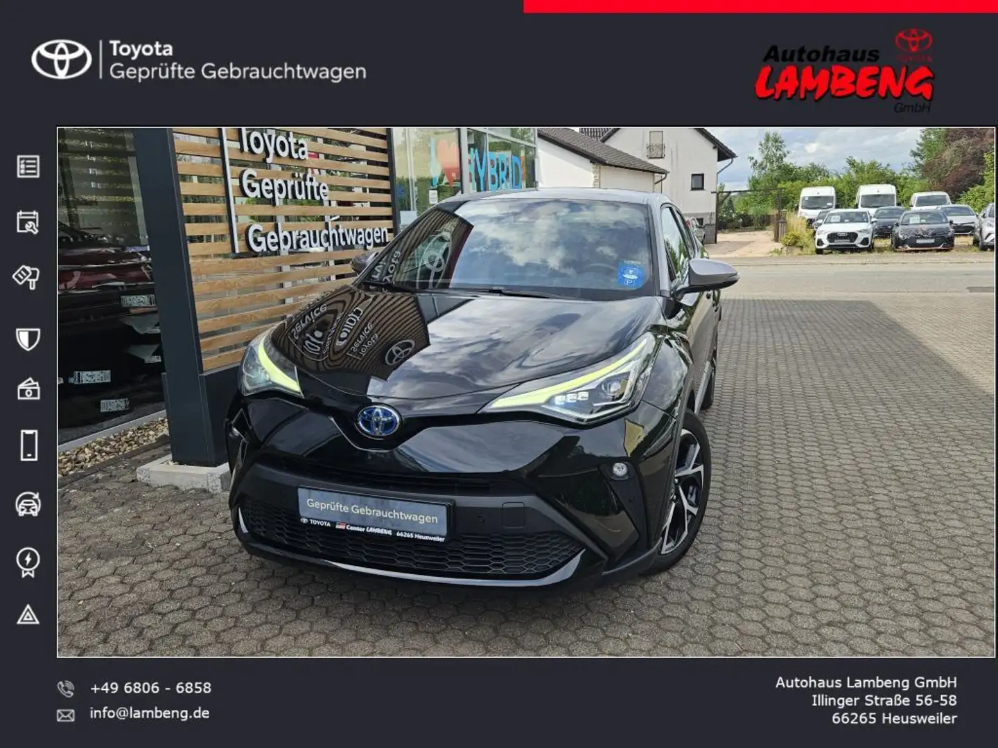 Toyota C-HR 2.0 Hybrid Team Deutschland Schwarz - 1