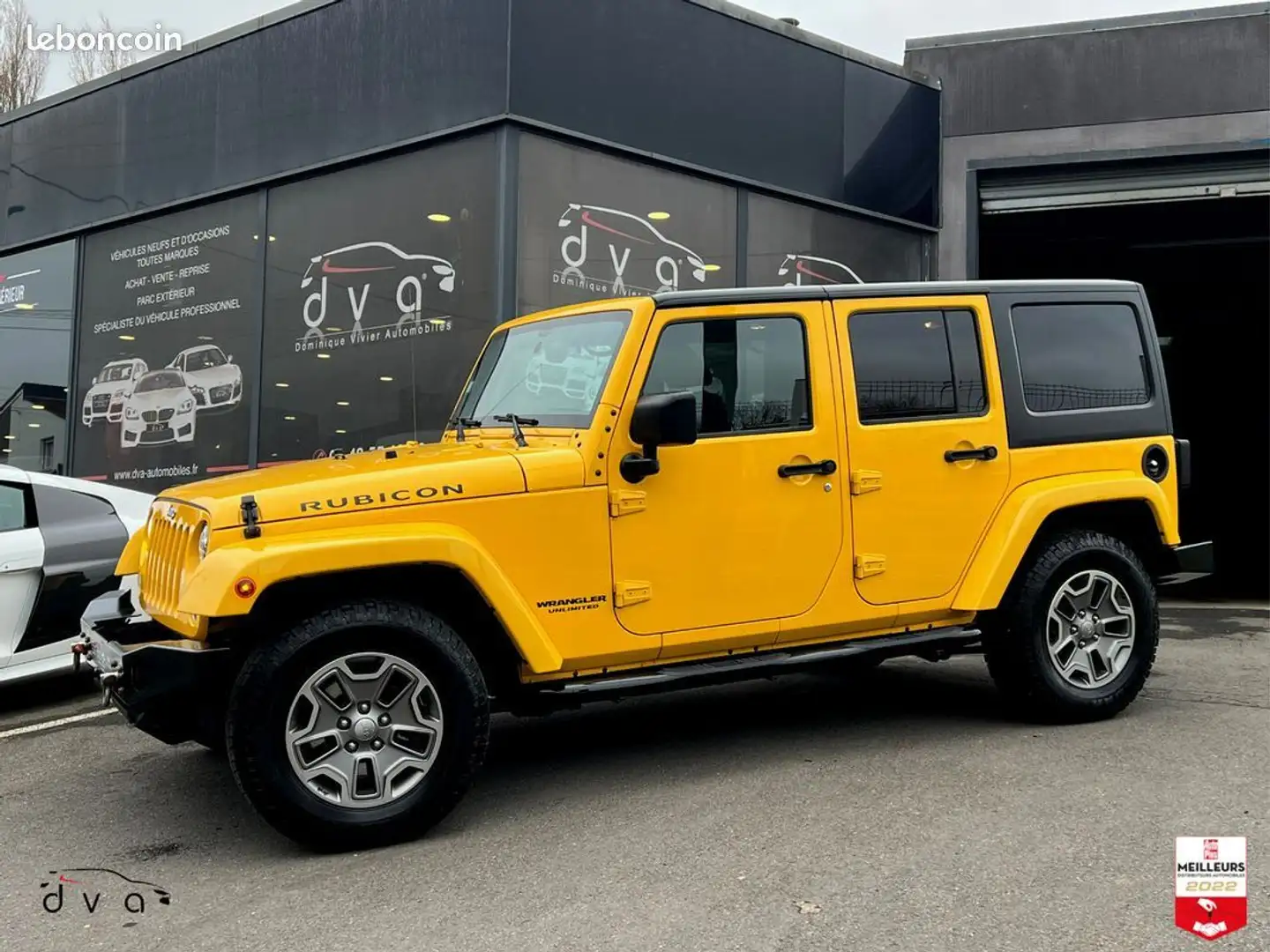 Jeep Wrangler Unlimited Rubicon TVA Récupérable CG 2 places Желтый - 2