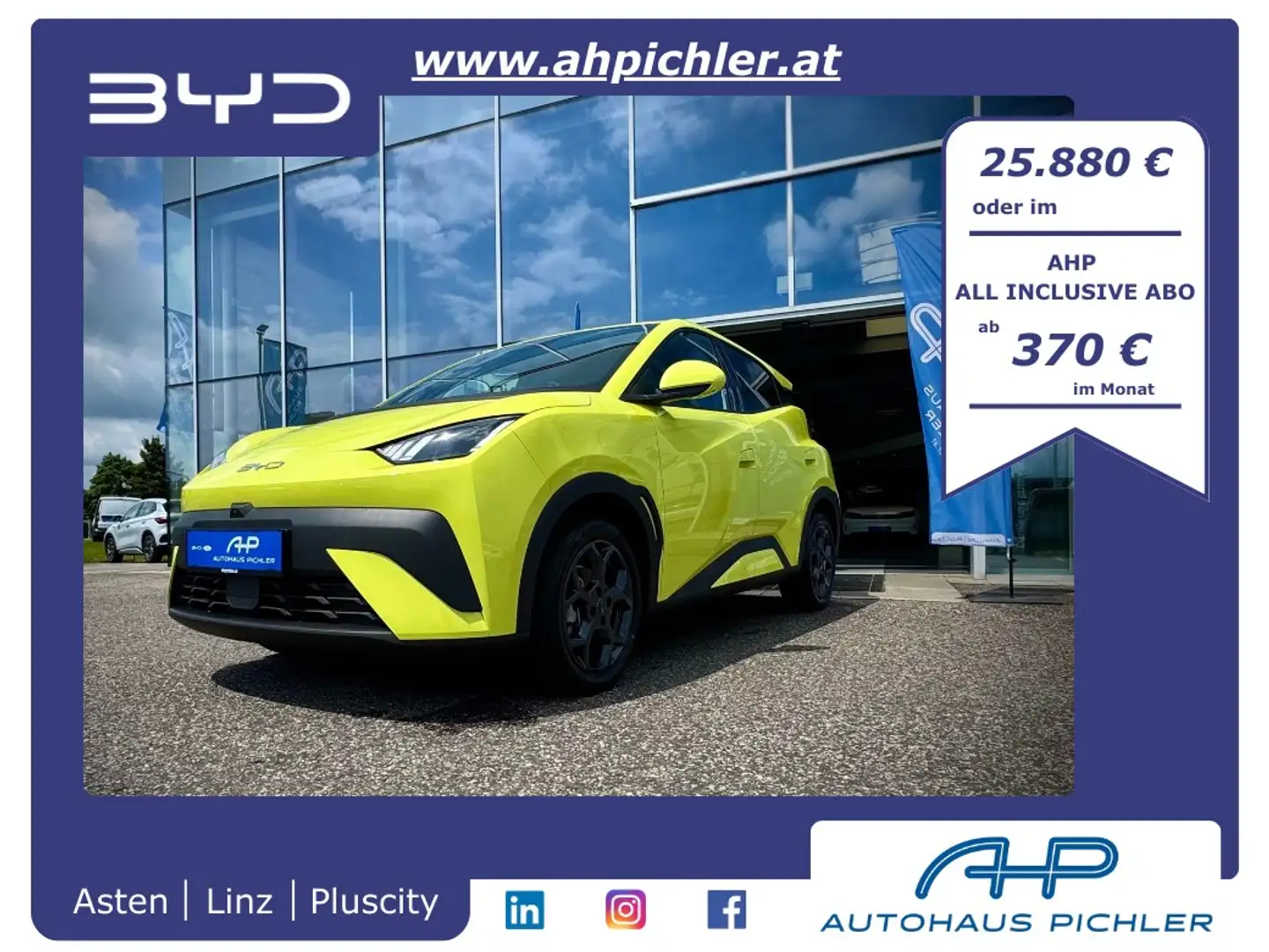 BYD Dolphin Surf Comfort 43kWh 156PS LAGER AKTION Зелений - 1