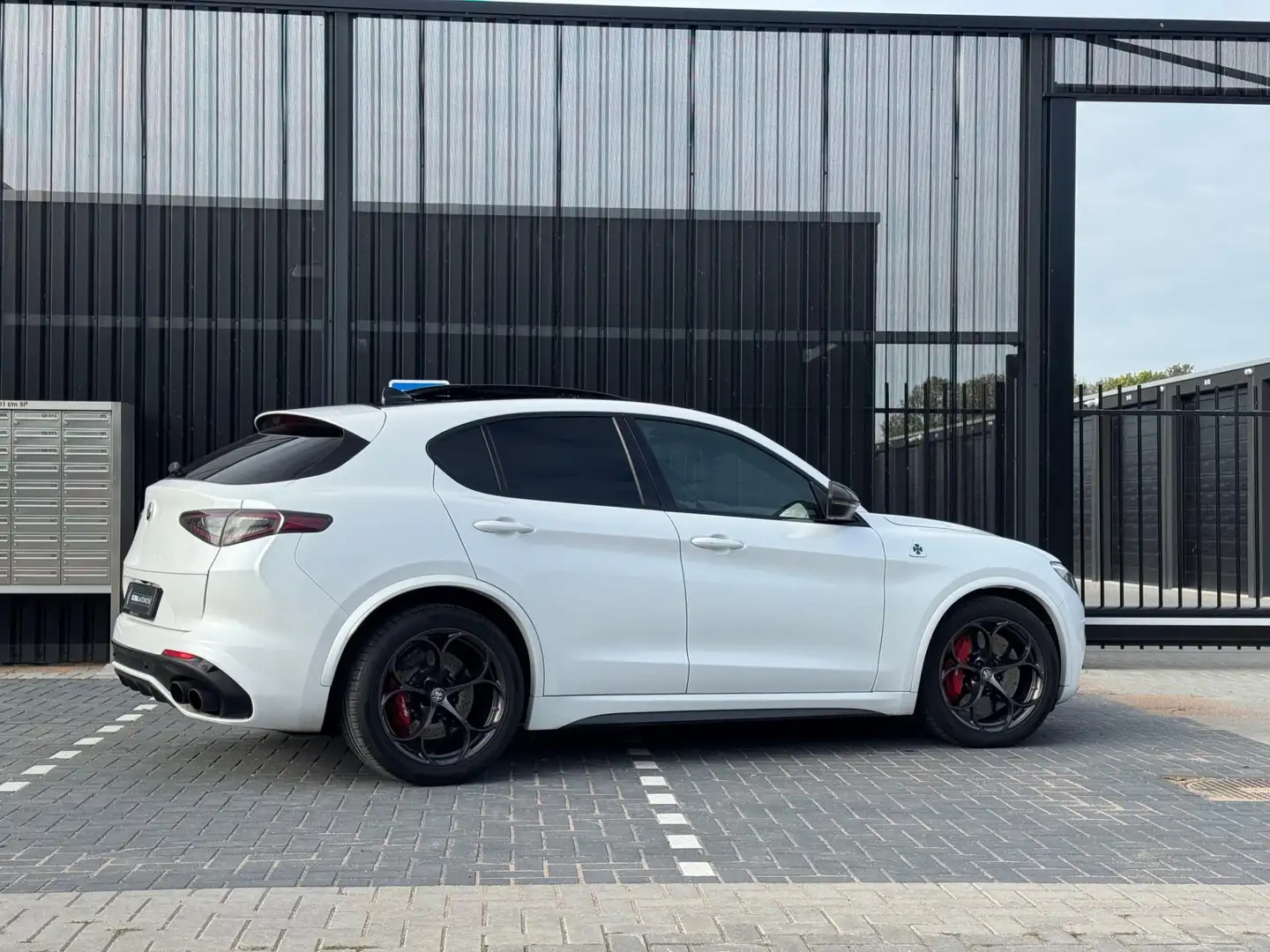Alfa Romeo Stelvio 2.9 V6 AWD Quadrifoglio - KERAMISCH - SCHUIFDAK - Wit - 2