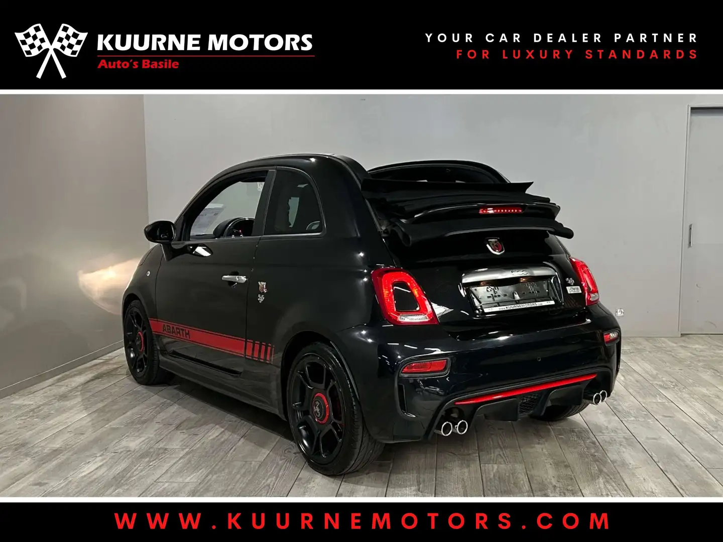 Fiat 595 Abarth 500C Pista Alu17\/Led/Gps/Pdc/Airco *1j garantie* Noir - 2