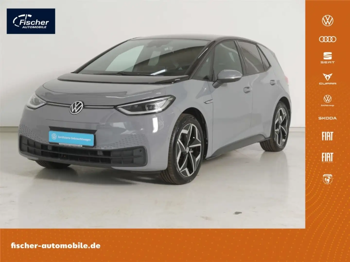 Volkswagen ID.3 Elektro Pro S 77 kWh Matrix/NAV/ACC/Wärmep. Grau - 1