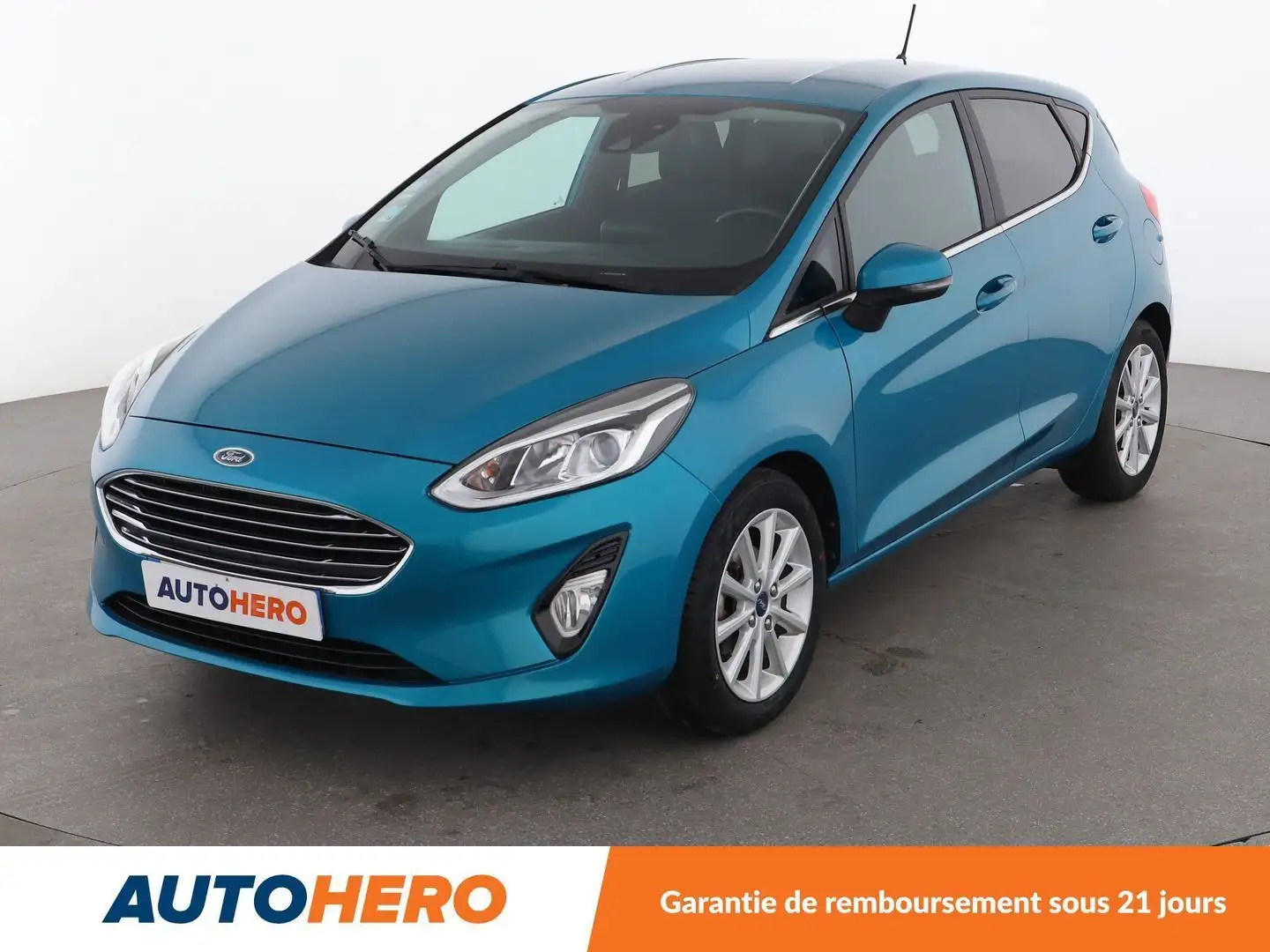 Ford Fiesta 1.0 EcoBoost Titanium Bleu - 1
