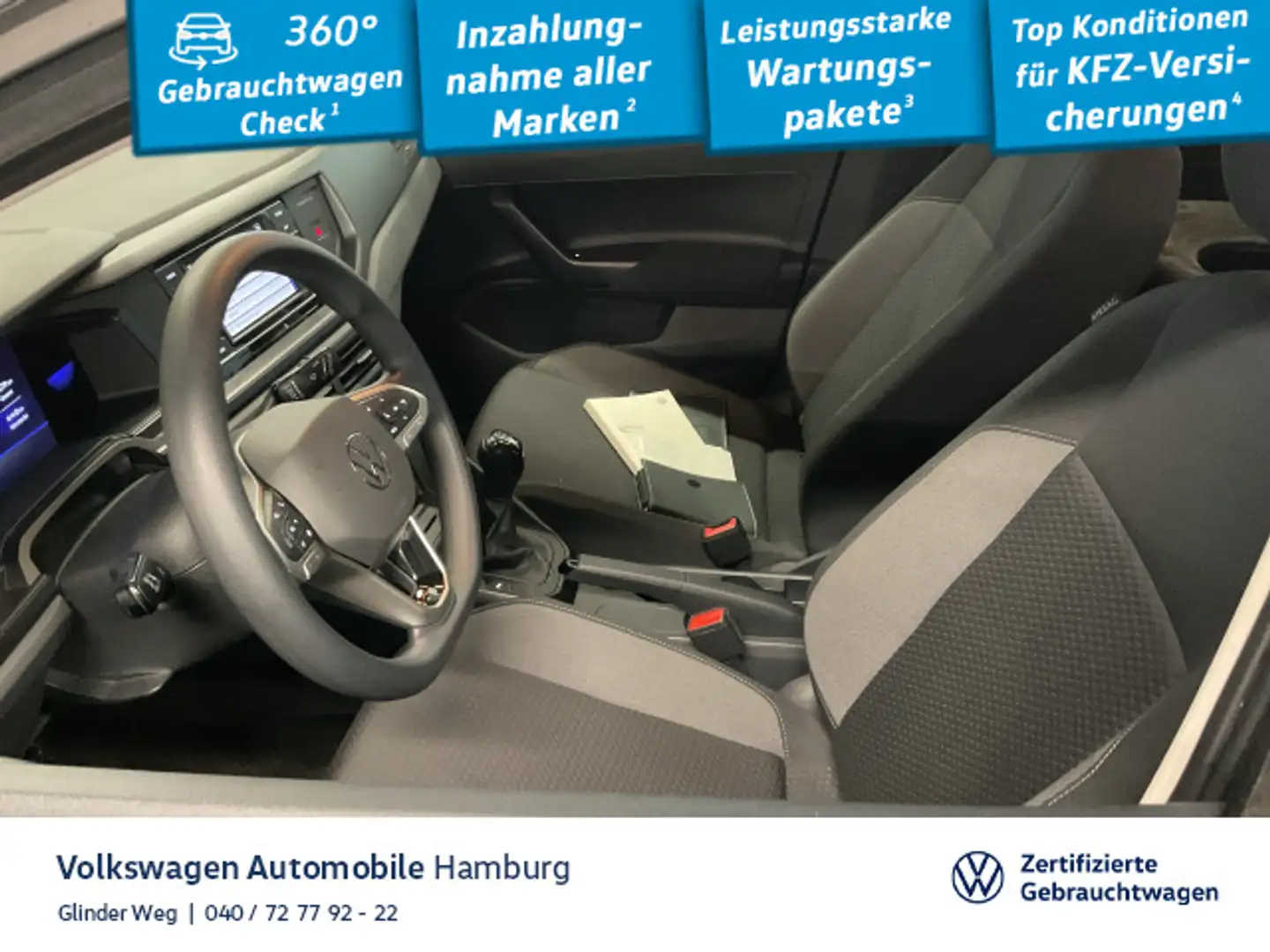 Volkswagen Polo 1.0 AppConnect LED Einparkhilfe Grau - 1