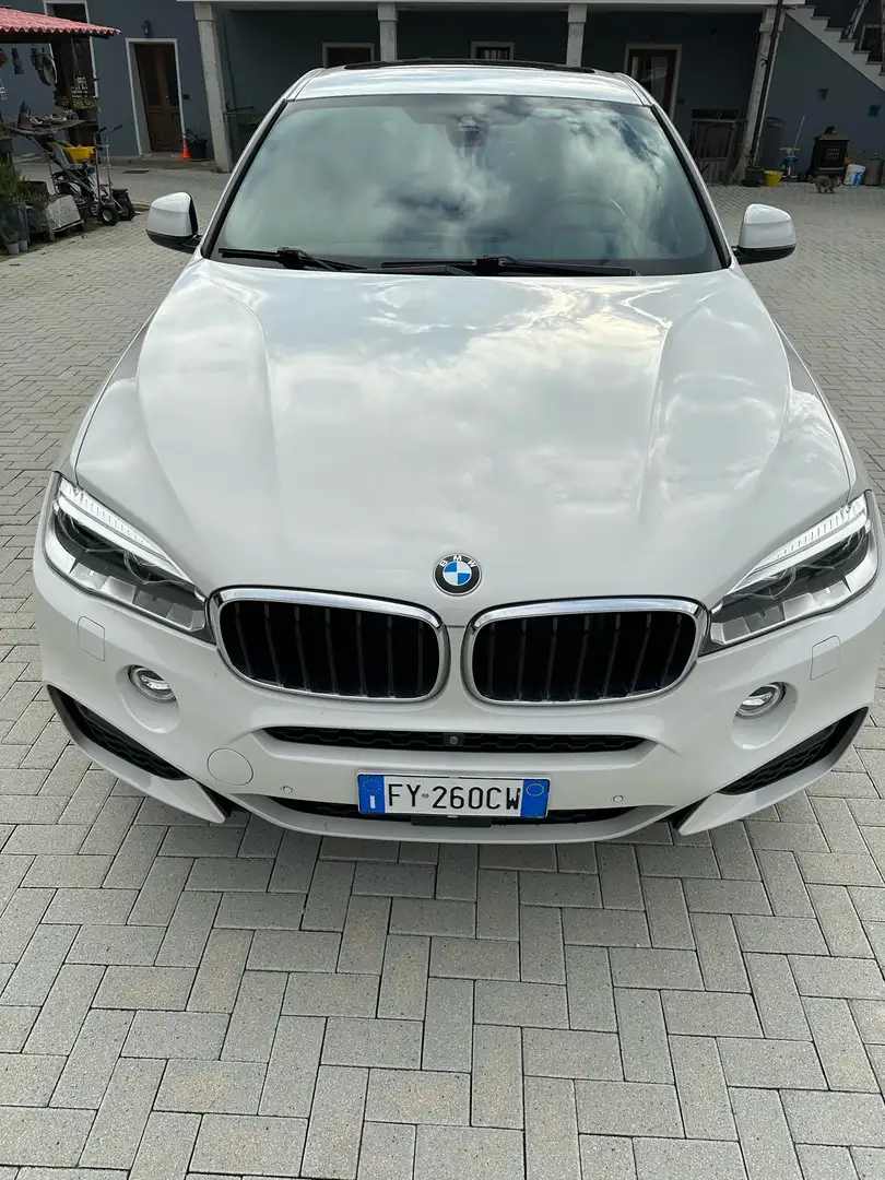 BMW X6 xdrive30d Msport 249cv auto Weiß - 1