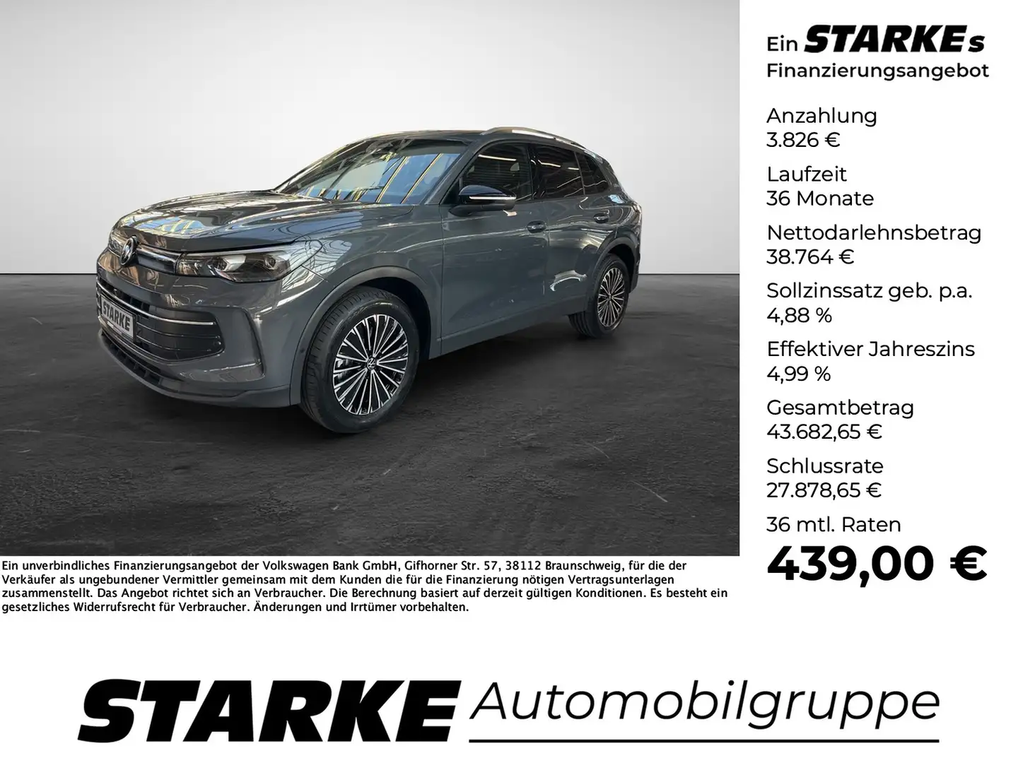 Volkswagen Tiguan 2.0 TDI DSG Goal Grau - 1