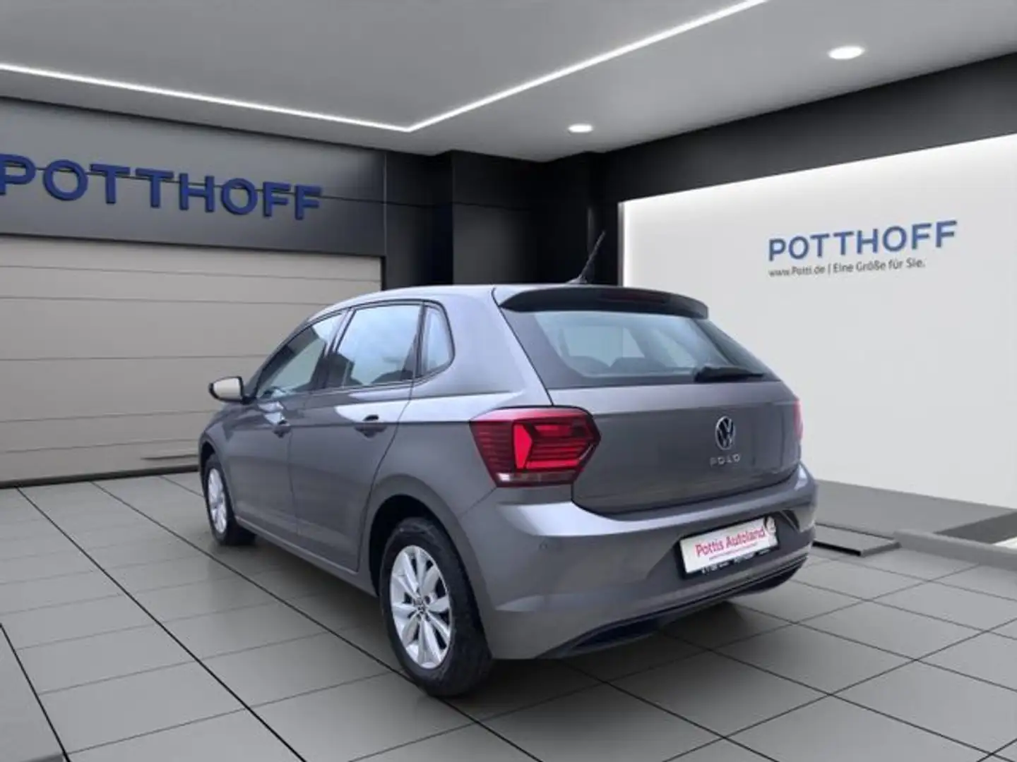 Volkswagen Polo 1.0 TSI HIGHLINE PDC SHZG KLIMA LM15 Grau - 2