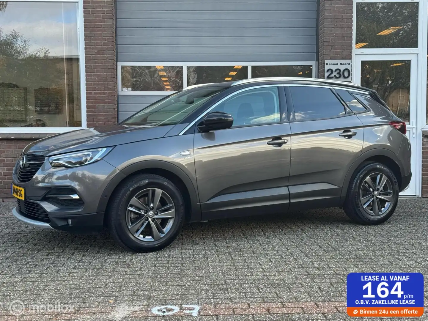 Opel Grandland X 1.2 Turbo CAMERA/ECC-AIRCO/NAVIGATIE Gris - 1