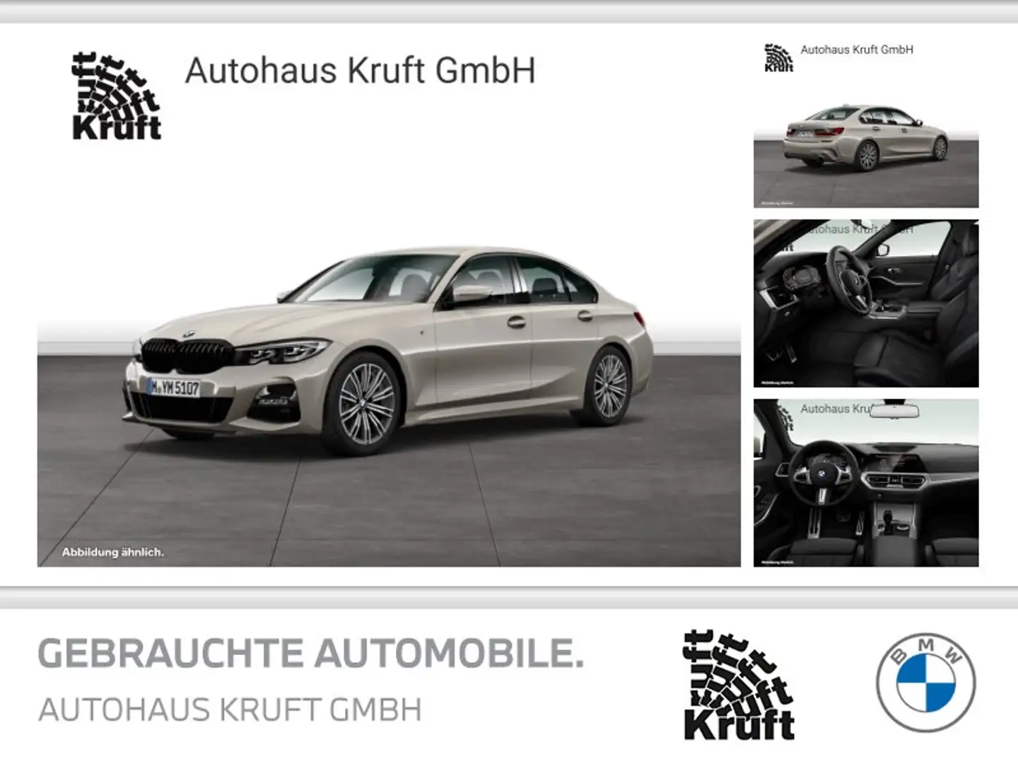 BMW 320 i M SPORT+LC PROF+PDC+SITZHZ+LM18 Grau - 1
