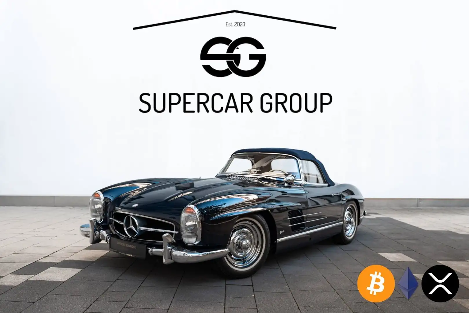 Mercedes-Benz 300 SL Roadster//RUDGE_WHEELS//FULL_RESTORATION Blau - 1