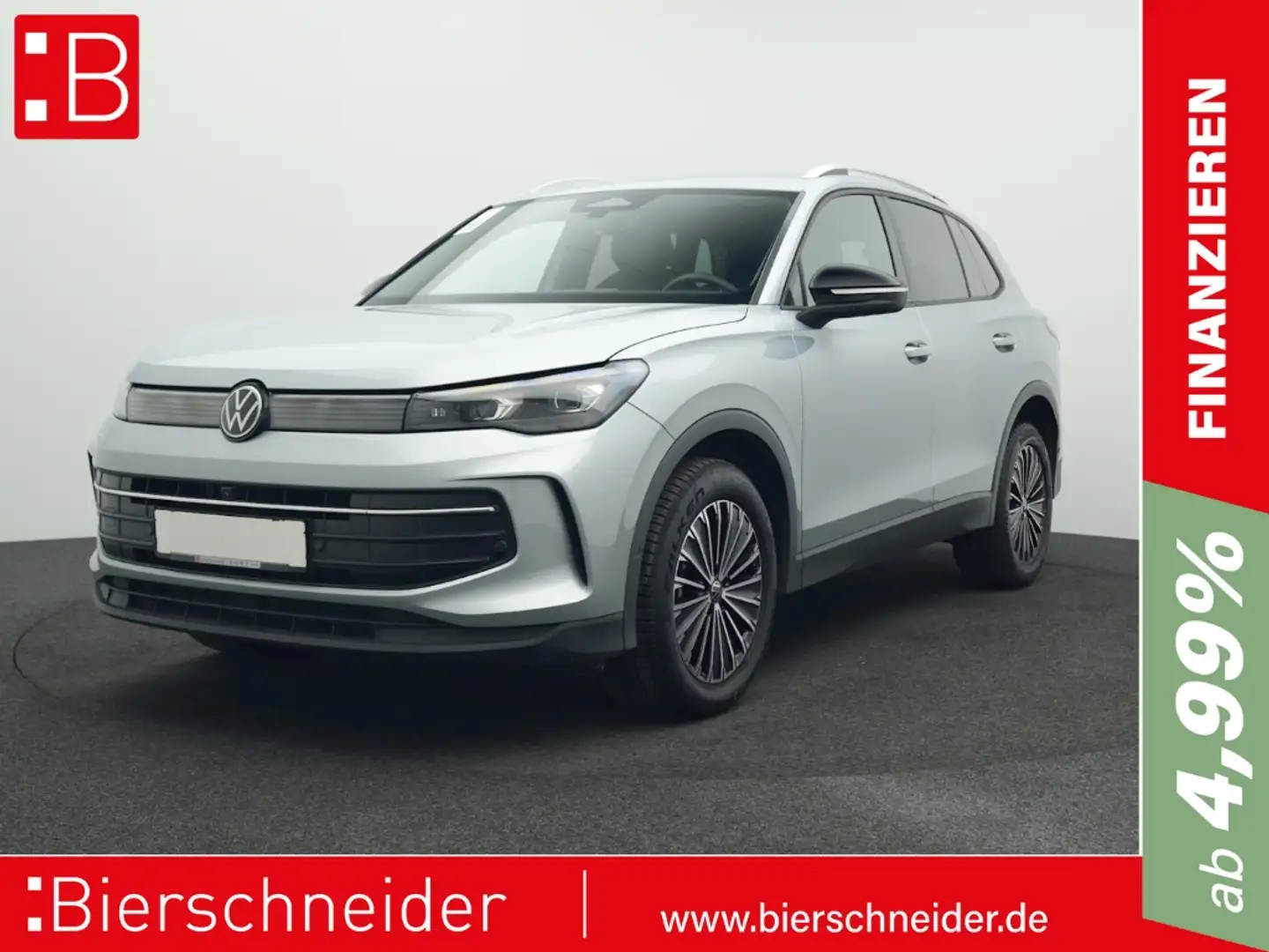 Volkswagen Tiguan 2.0 TDI DSG 4Mo. GOAL AHK IQ.LIGHT NAVI KESSY Silber - 1