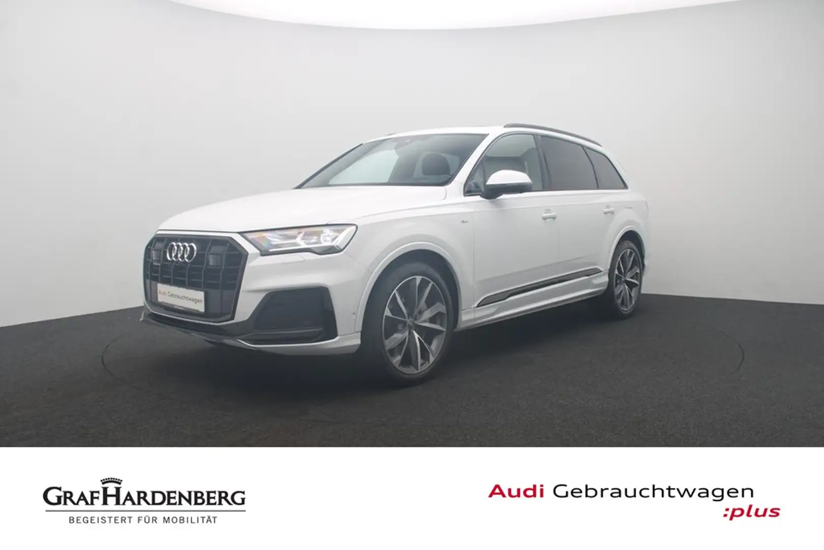 Audi Q7 55 TFSI e quattro S line LED Navi Pano AHK Weiß - 1