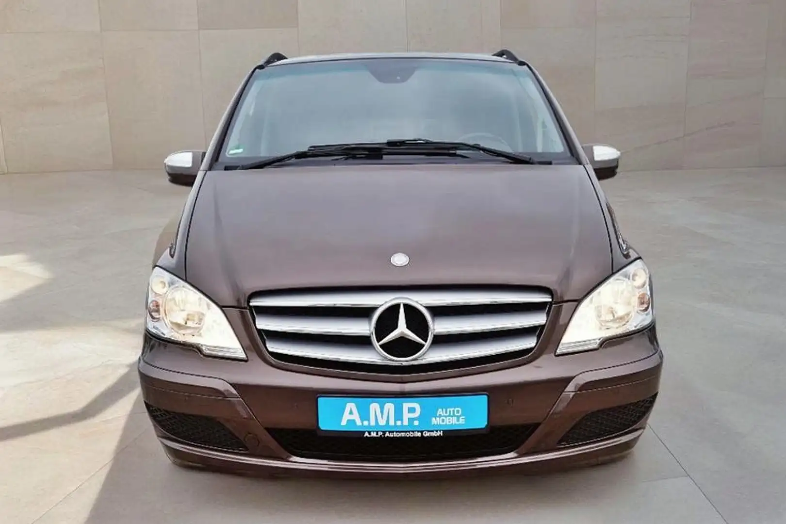 Mercedes-Benz Viano 2.2CDI Aut, LANG, SERVICE NEU, LED, Navi, Brun - 2