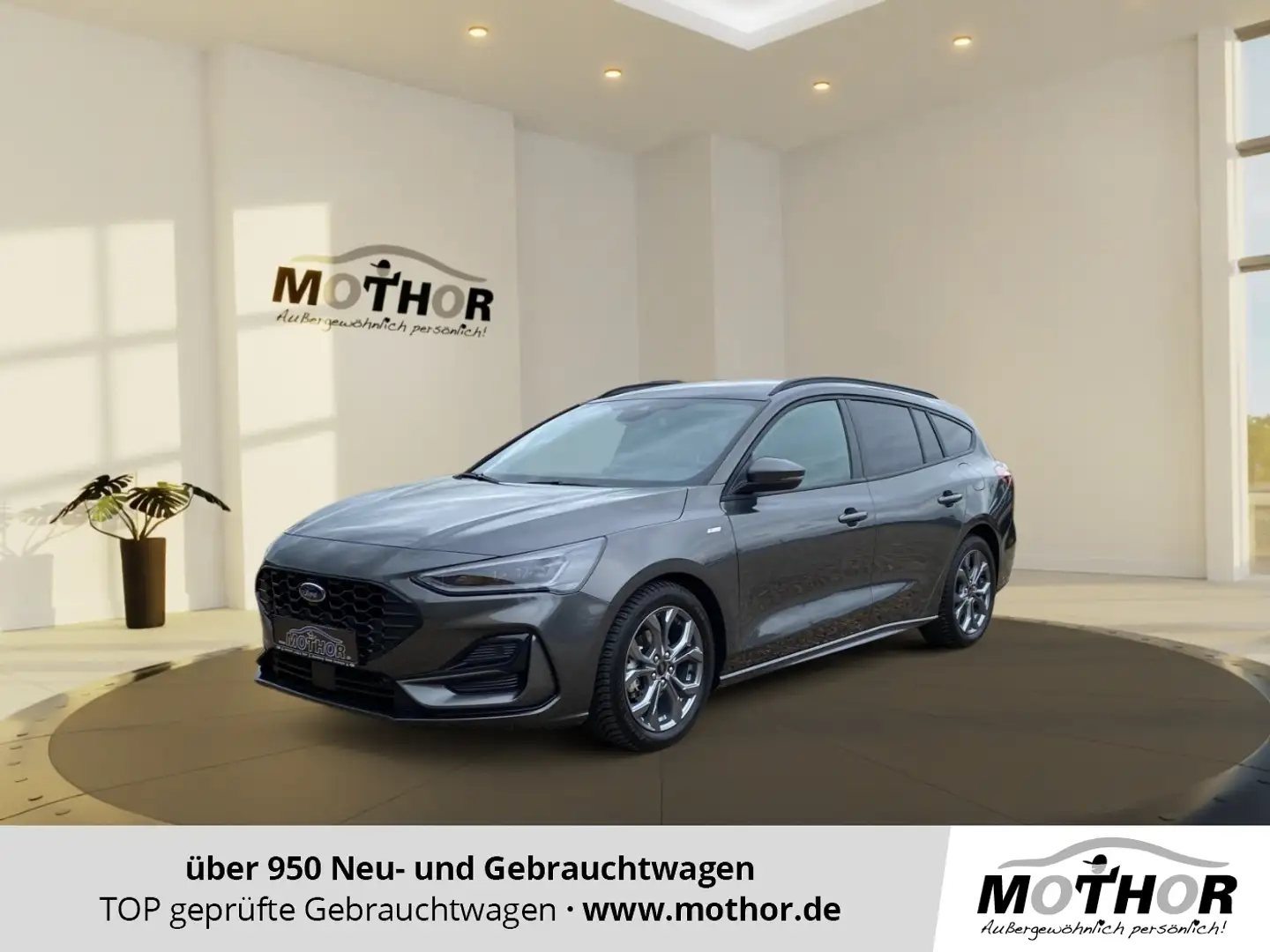 Ford Focus Turnier ST-Line 1,0l TEMP PDC KAM SHZ AHK Gris - 1
