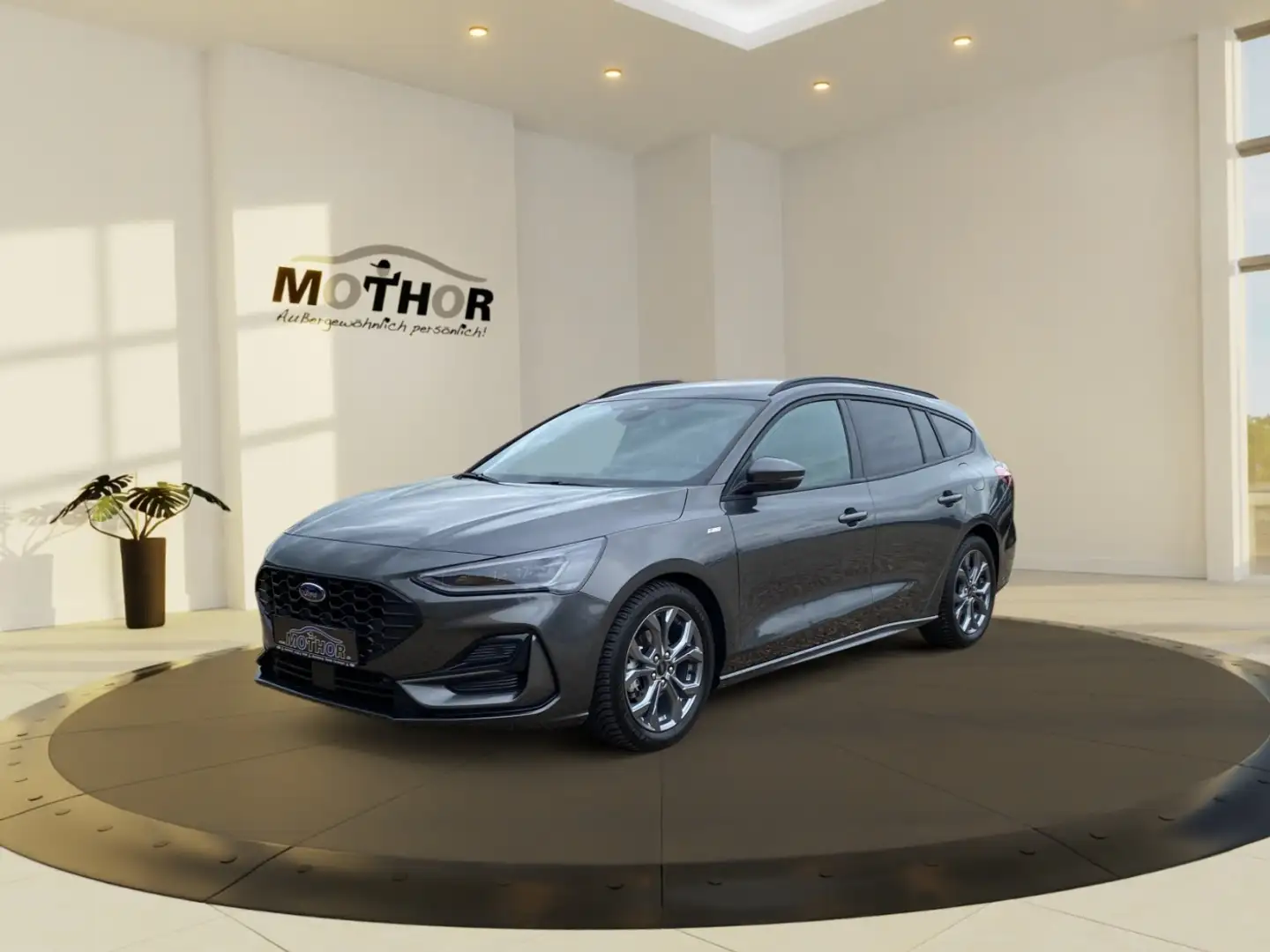 Ford Focus Turnier ST-Line 1,0l TEMP PDC KAM SHZ AHK Gris - 2
