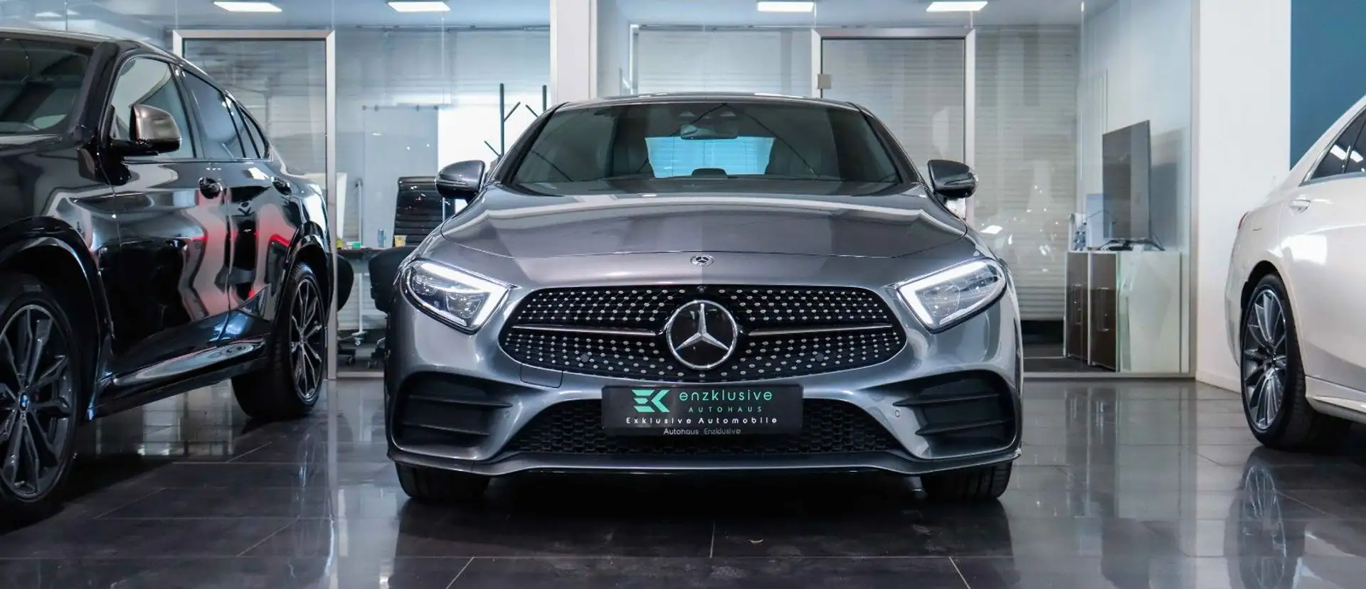 Mercedes-Benz CLS 400 d Coupé 4M AMG Edition 1*HuD*BURM*WIDESCR Gris - 2