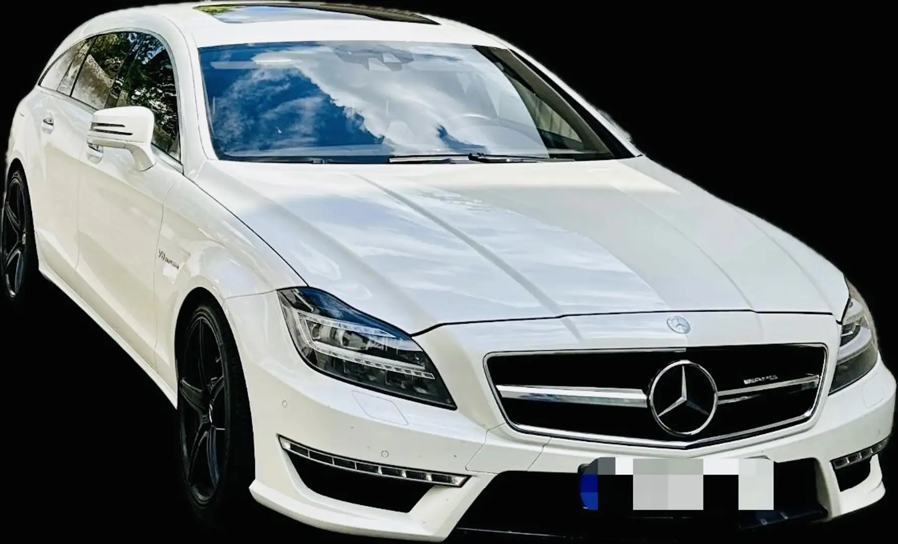 Mercedes-Benz CLS 63 AMG Shooting Brake 558PS RWD Vmax TÜV 6/27 Full-Optio Weiß - 1
