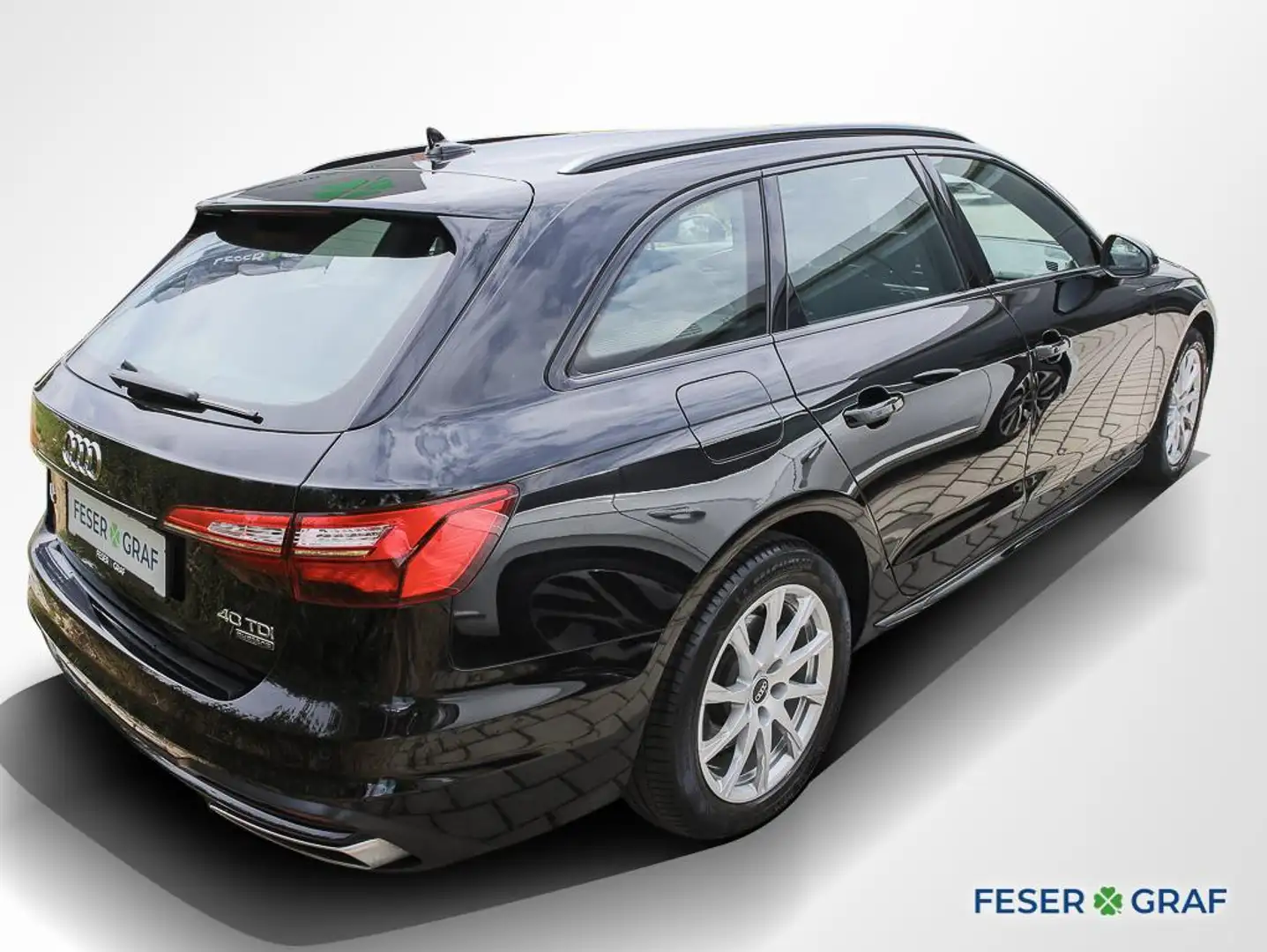 Audi A4 Avant 40 TDI quattro ACC Nav AHK RüKa Schwarz - 2