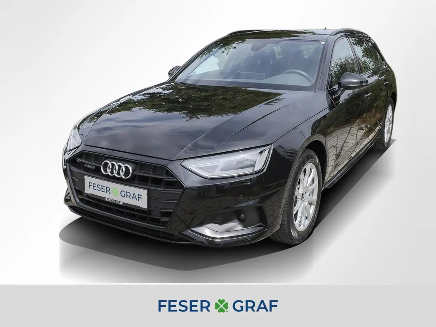 Audi A4 Avant 40 TDI quattro ACC Nav AHK RüKa Černá - 1