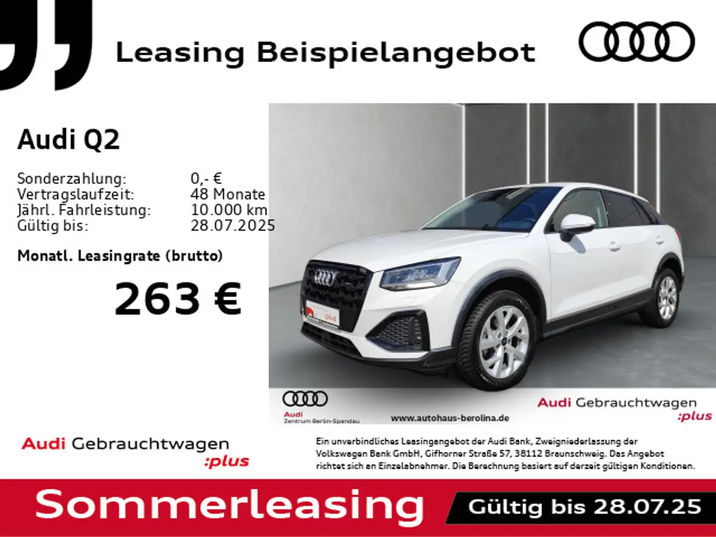 Audi Q2 35 TFSI Adv. S tronic *NAV+*AHK*R-CAM*SHZ* Weiß - 1