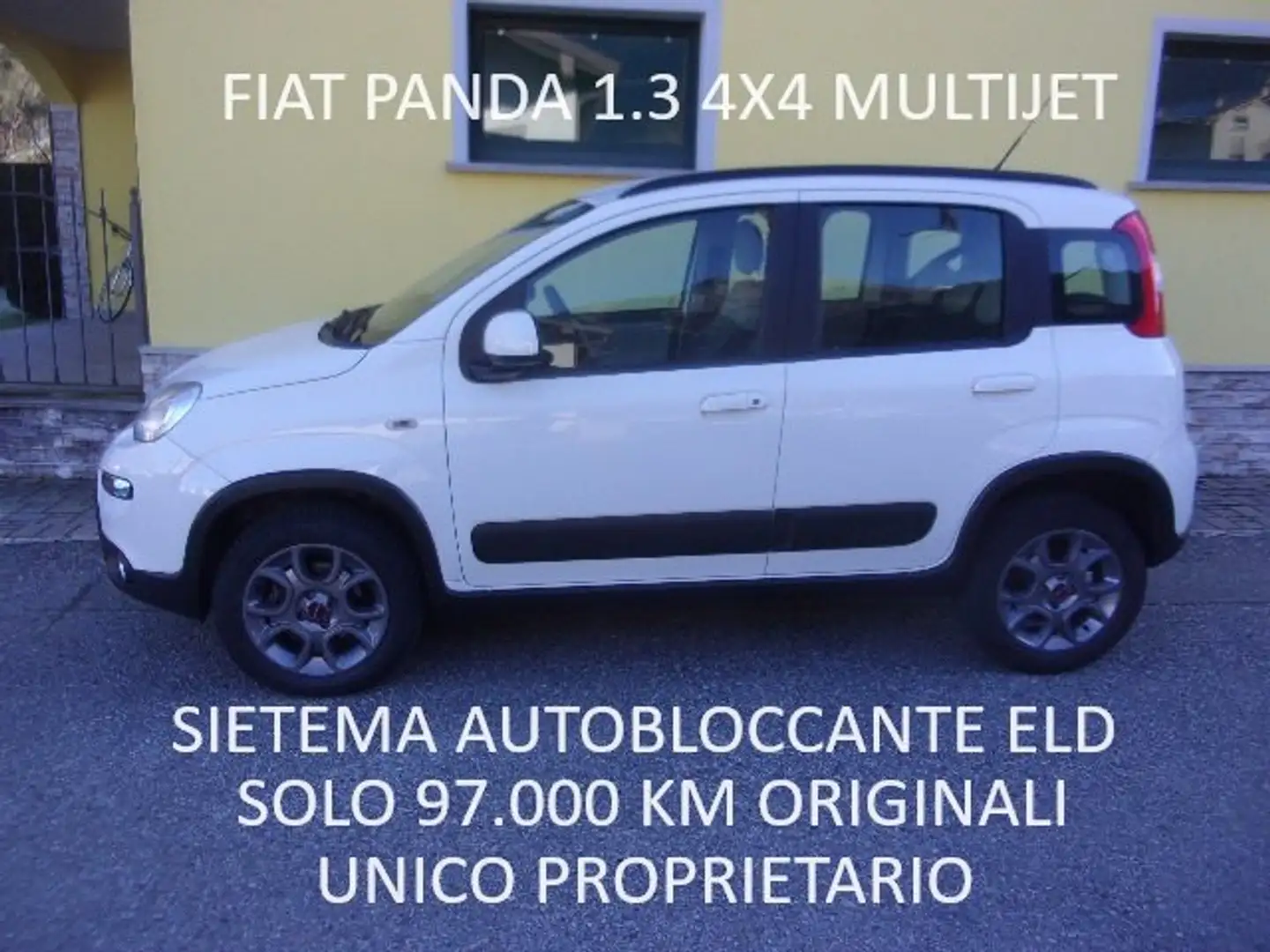 Fiat Panda 1.3 mjt 16v 4x4 s-SOLO 97.000 KM !!EURO 6B Bianco - 2