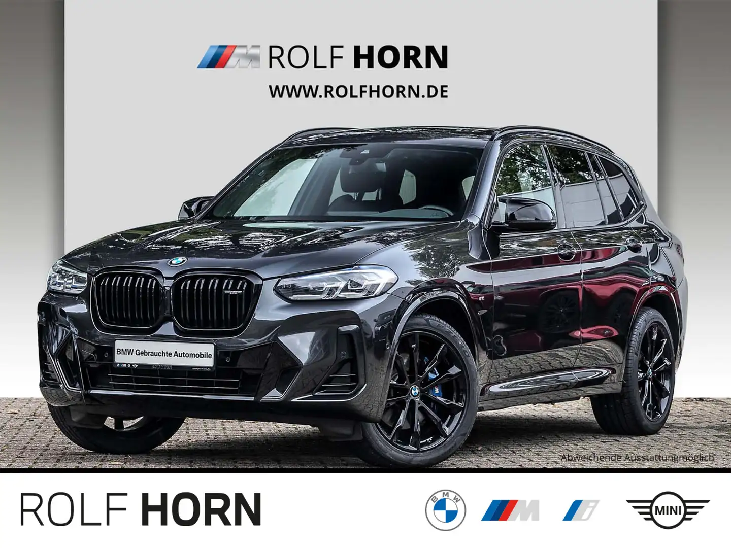BMW X3 M40d Autom Navi AHK Pano Sitzhz 20" 360Â° DAB Grau - 1