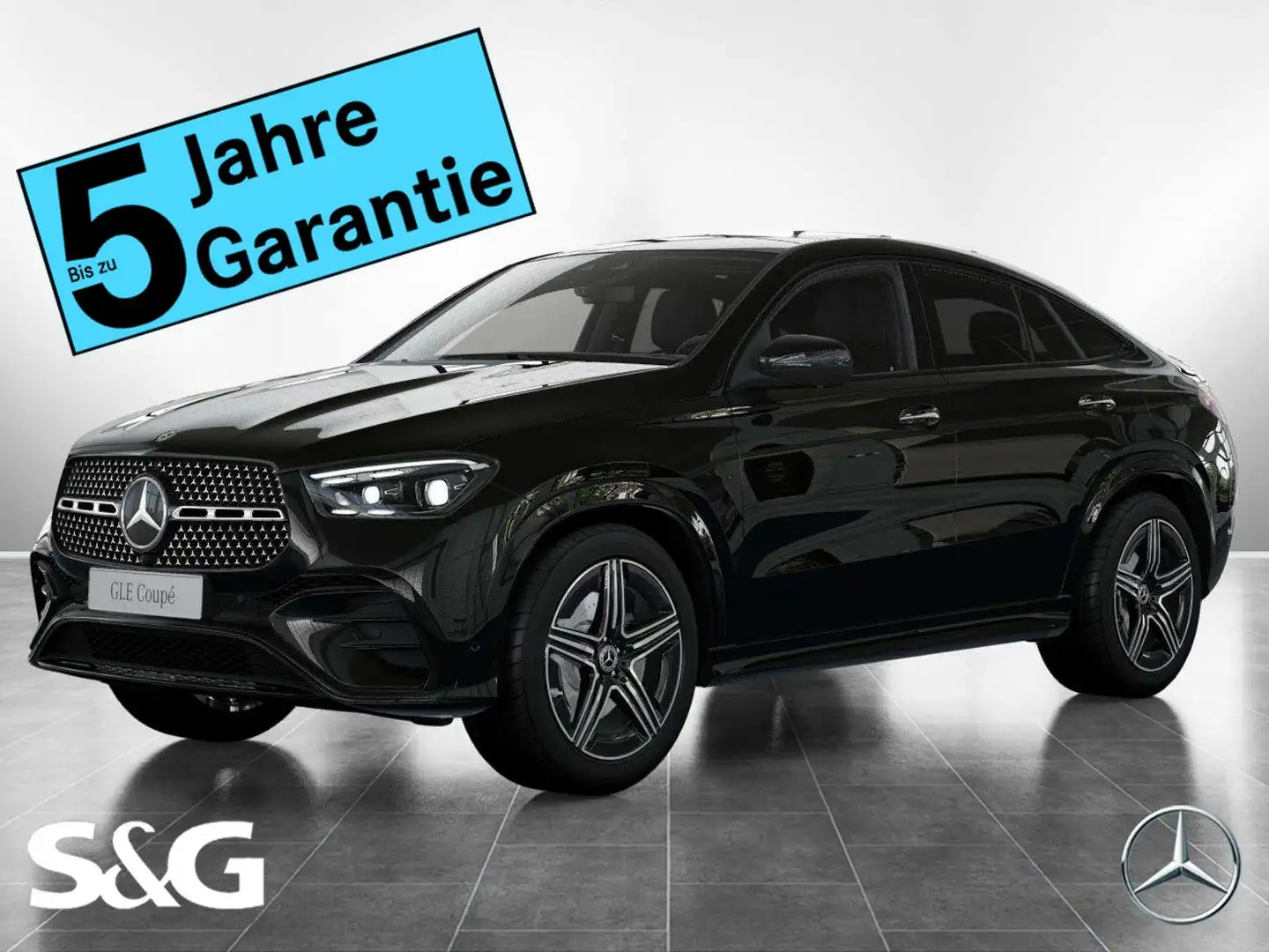 Mercedes-Benz GLE 350 de 4M Coupé AMG Night+MBUX+360°+Pano+AHK Grün - 1