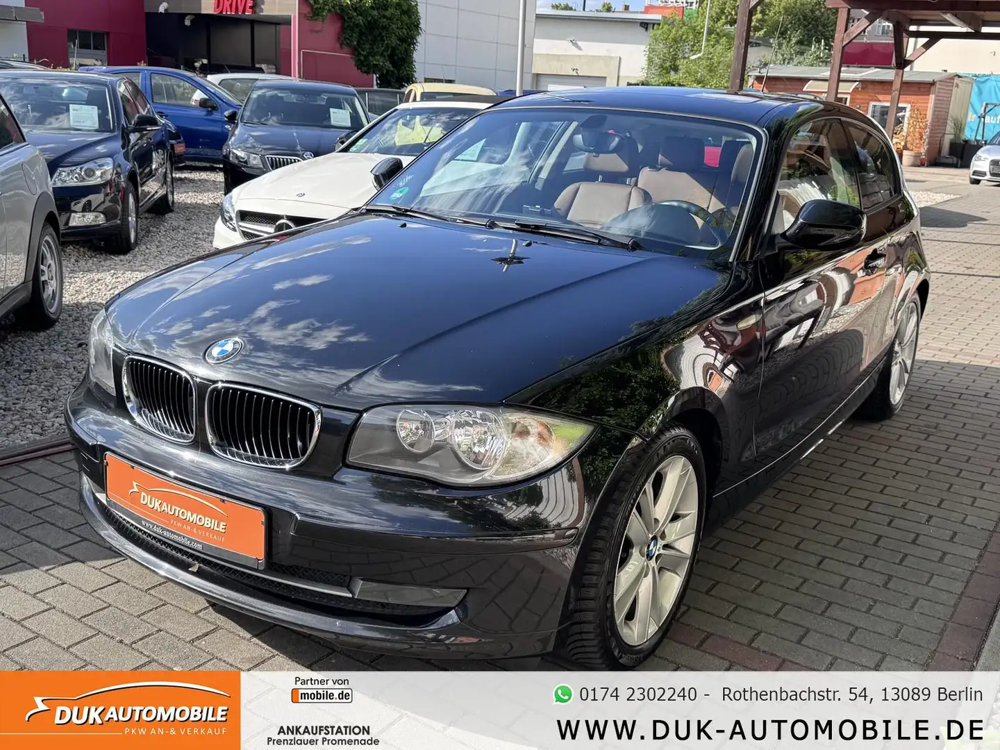 BMW 120 i *Leder Sport Sitze*Navi*Schiebedach* Nero - 1
