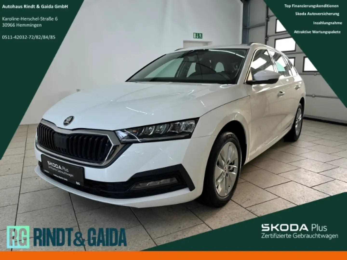 Skoda Octavia Combi 1.5 TSI Ambition SHZ AHK Climatronic PDC Fre Weiß - 1